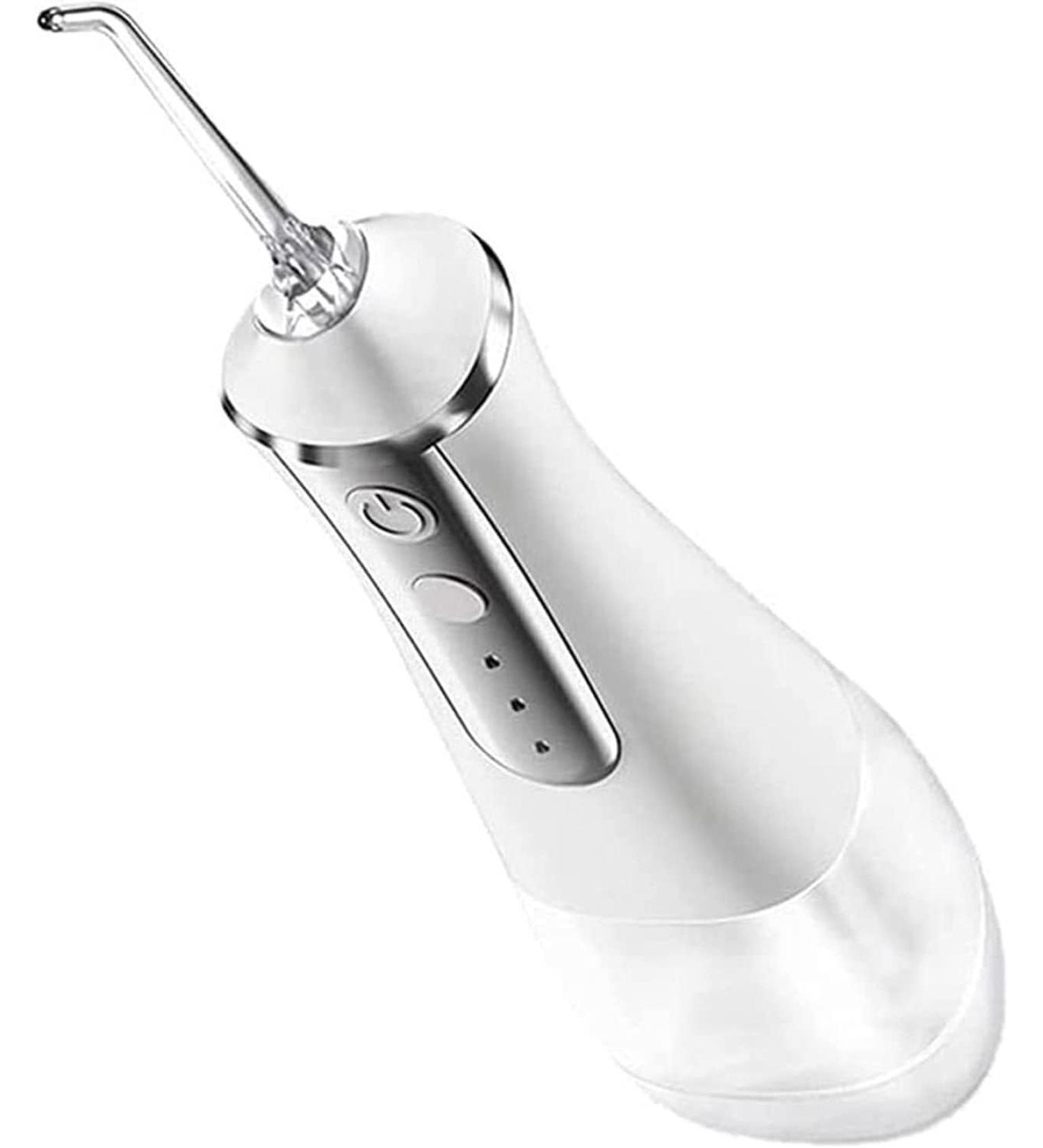 Buy Water Flosser Professional Cordless Oral Irrigator - 350ML IPX6 Waterproof 3 Modes & 5 Nozzles for Braces Care | Portable Teeth Cleaner for Home & Travel - Buy Online on GoSupps.com