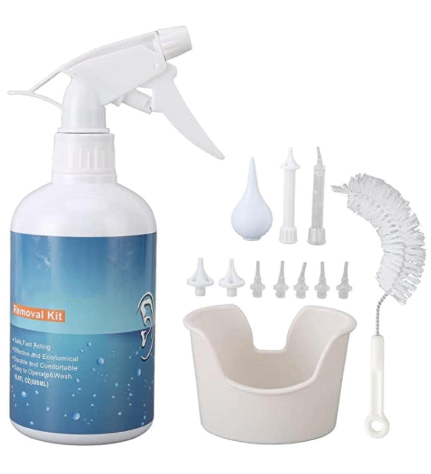 Ear Wax Removal Kit - Professional Ear Cleaning Tool with 7 Nozzles - Buy Online on GoSupps.com
