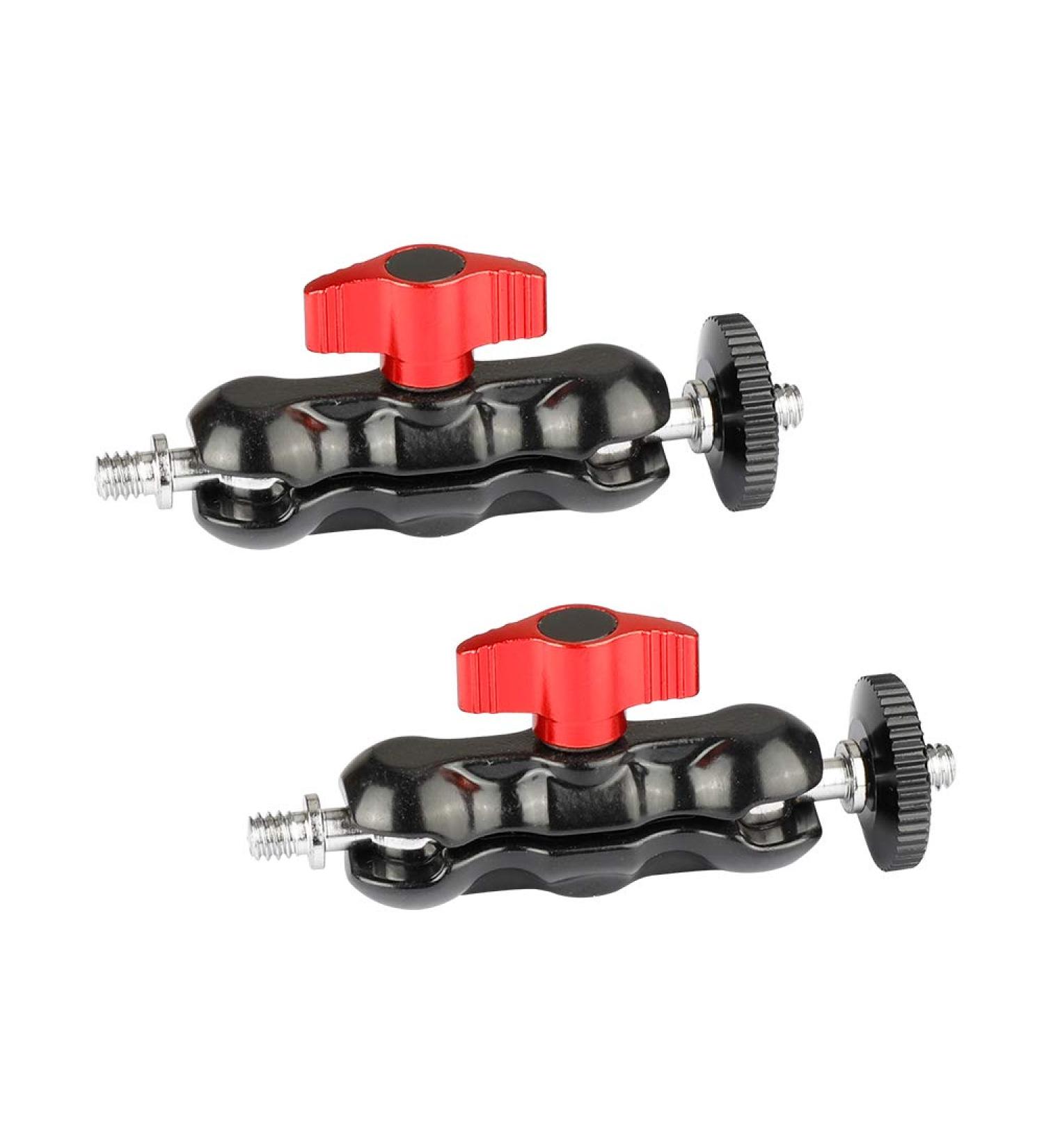 CAMVATE Universal Magic Arm Dual Ball Heads (Red, 2 Pieces) - 2079 - Buy Online on GoSupps.com