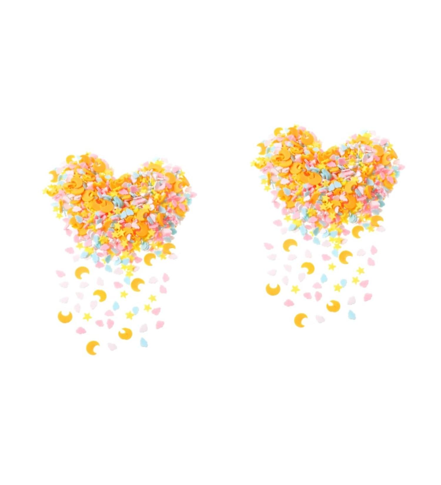 minkissy 2pcs 1 Nail Art Polymer Clay Materiales Para U as Craft Making Patch Polymer Clay Slices Fake Candy Sprinkles Diy Nail Polymer Slices Clay Sprinkles Star Crafts Moon - Buy Online on GoSupps.com