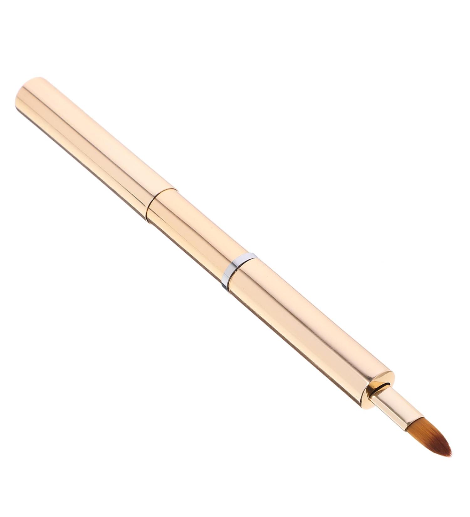 Buy Housoutil Portable Smudge Stick & Tricolor Lip Brush - Golden Makeup Tool for Perfect Lip Application - International Shipping Available - Buy Online on GoSupps.com