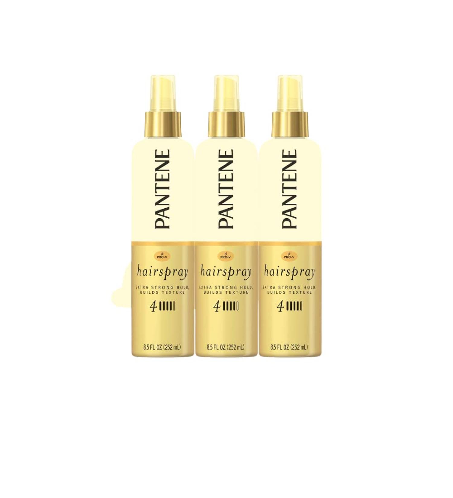 Pantene Non-Aerosol Hairspray Extra Strong Hold 8.5 fl oz (Pack of 3) - Buy Online on GoSupps.com