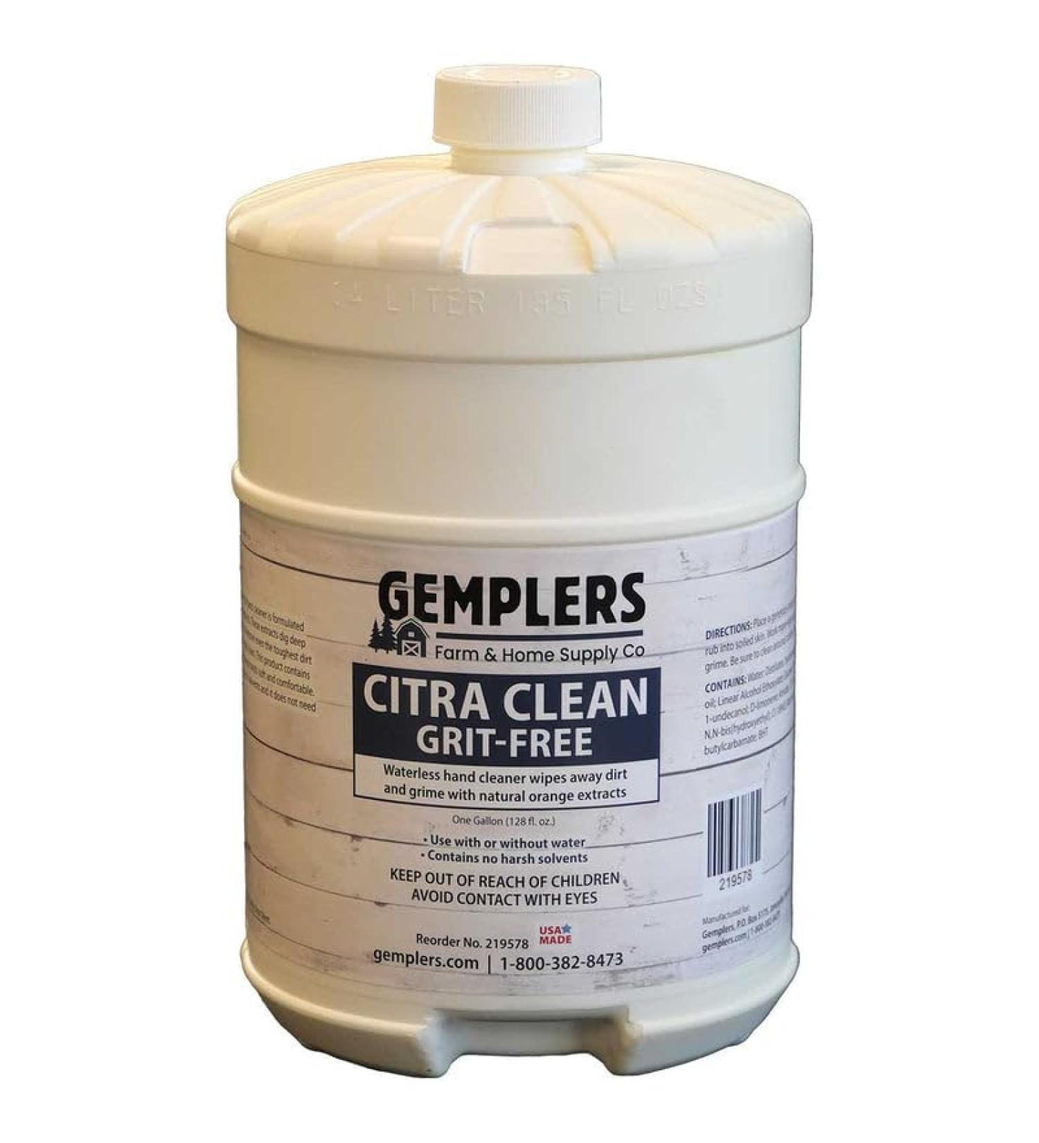 Gempler's Citra Clean Hand Cleaner Grit Free 1 Gallon