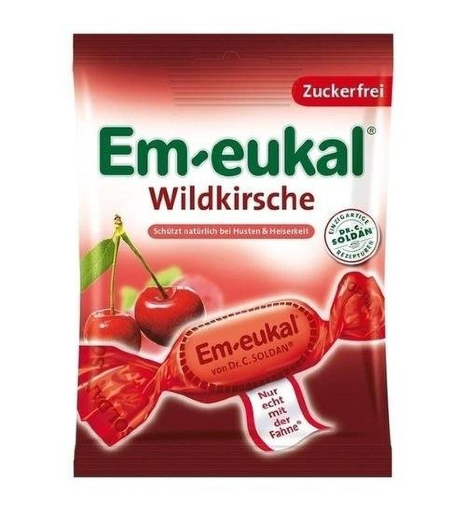 EM EUKAL WILD CHERRY ZFR 75g Bonbons PZN:3165960