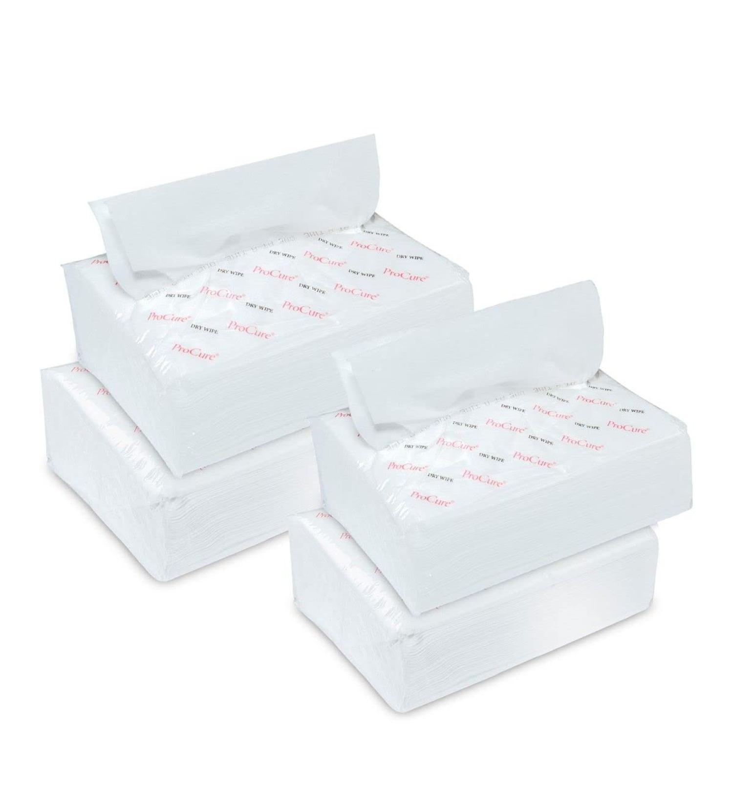 Ultra Soft Dry Wipes 200 Count - Convenient Dispenser Pack - Disposable Cleansing Cloths for Baby, Adults, Incontinence - 11.5 x 9.25 - Hospital Grade Washcloths - Facial Use - 50 Count (Pack of 4) - Buy Online on GoSupps.com