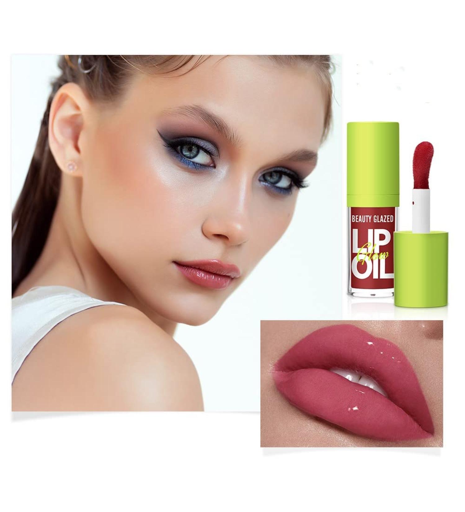 Beauty Searcher Plumping Lip Oil Moisturizing Gloss Tinted Lip Balm Transparent Lip Care Long Lasting Moisturizing Lip Oil Repairing Lip Lines and Preventing Dry Cracks For Lip Care and Dry Lips 105 - Buy Online on GoSupps.com