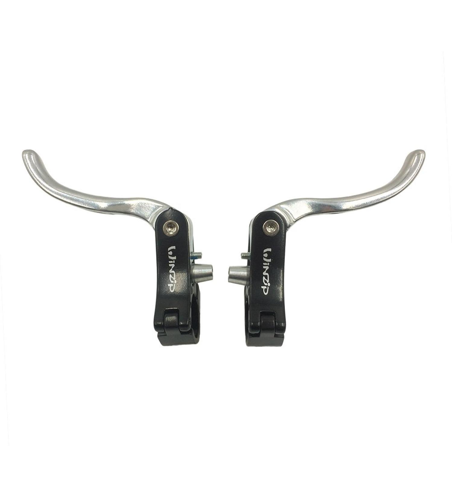 UPANBIKE Aluminum Alloy Bike Additional Brake Lever Set for Road Bike - Black+Silver - Buy Online on GoSupps.com