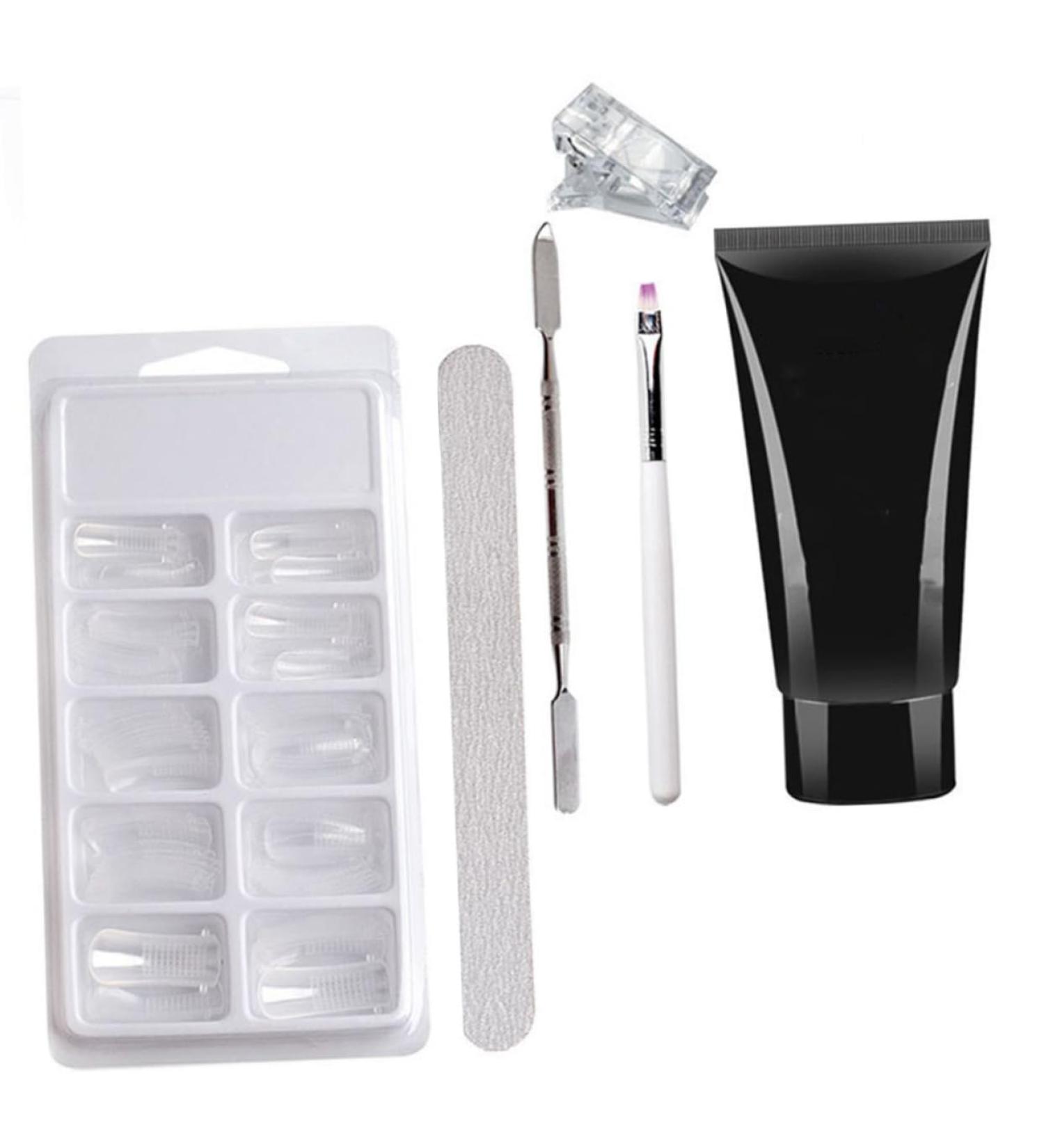 FRCOLOR 1set Set Nail Extension Glue Set Gel Manicure Nail Tools Nail Tips Gel Nail Lengthen Kit Nail Builder Gel Kit Nail Extension Kit Nail Art Brush Nail Brush Strengthen Plastic - Buy Online on GoSupps.com