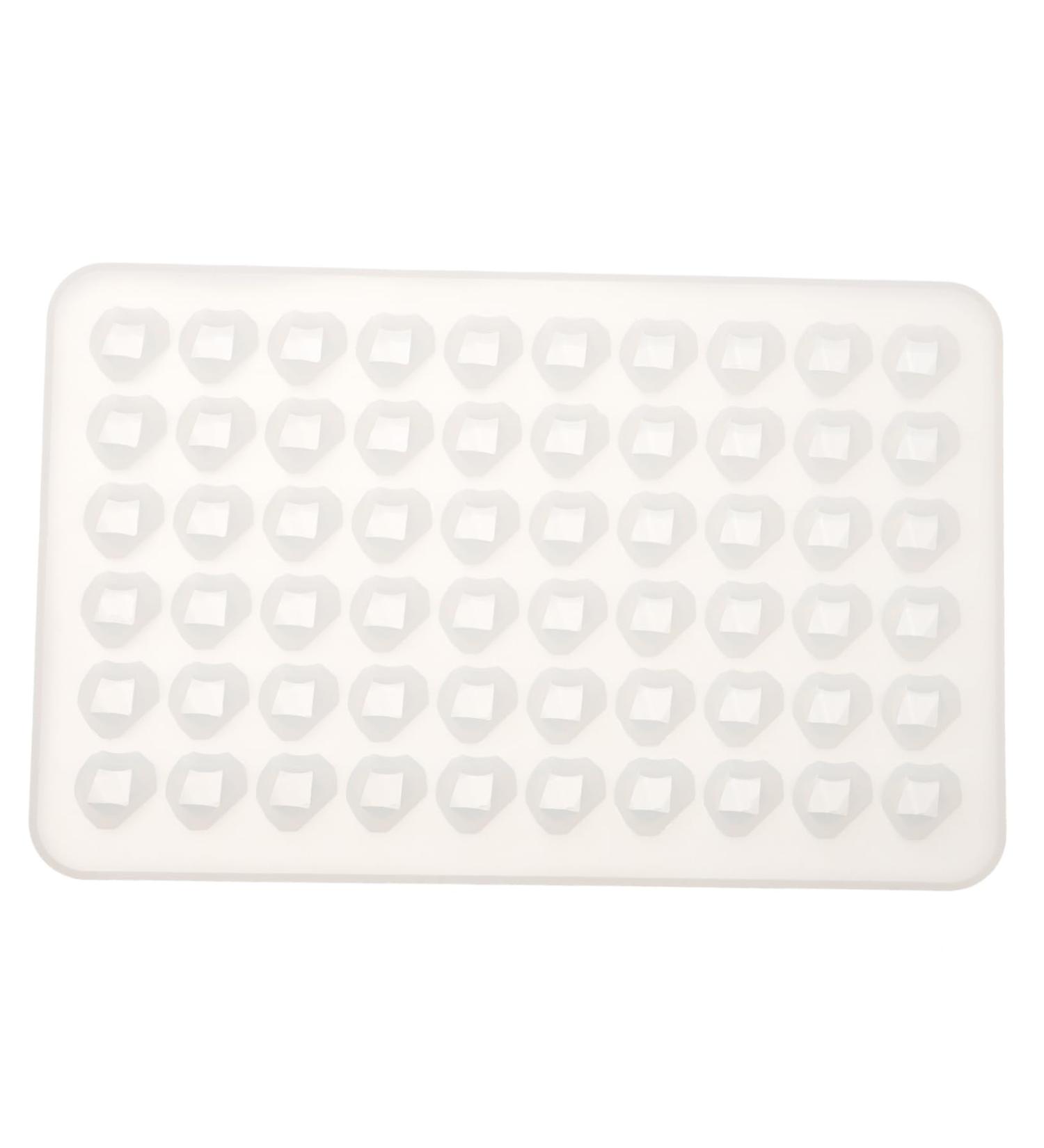 NUOBESTY 60-piece Gem Mold Resin Gem Molds Chocolate Soap Tray Mold Diy Silicone Mold Crystal Epoxy Decorate As Shown 19X12cm - Buy Online on GoSupps.com