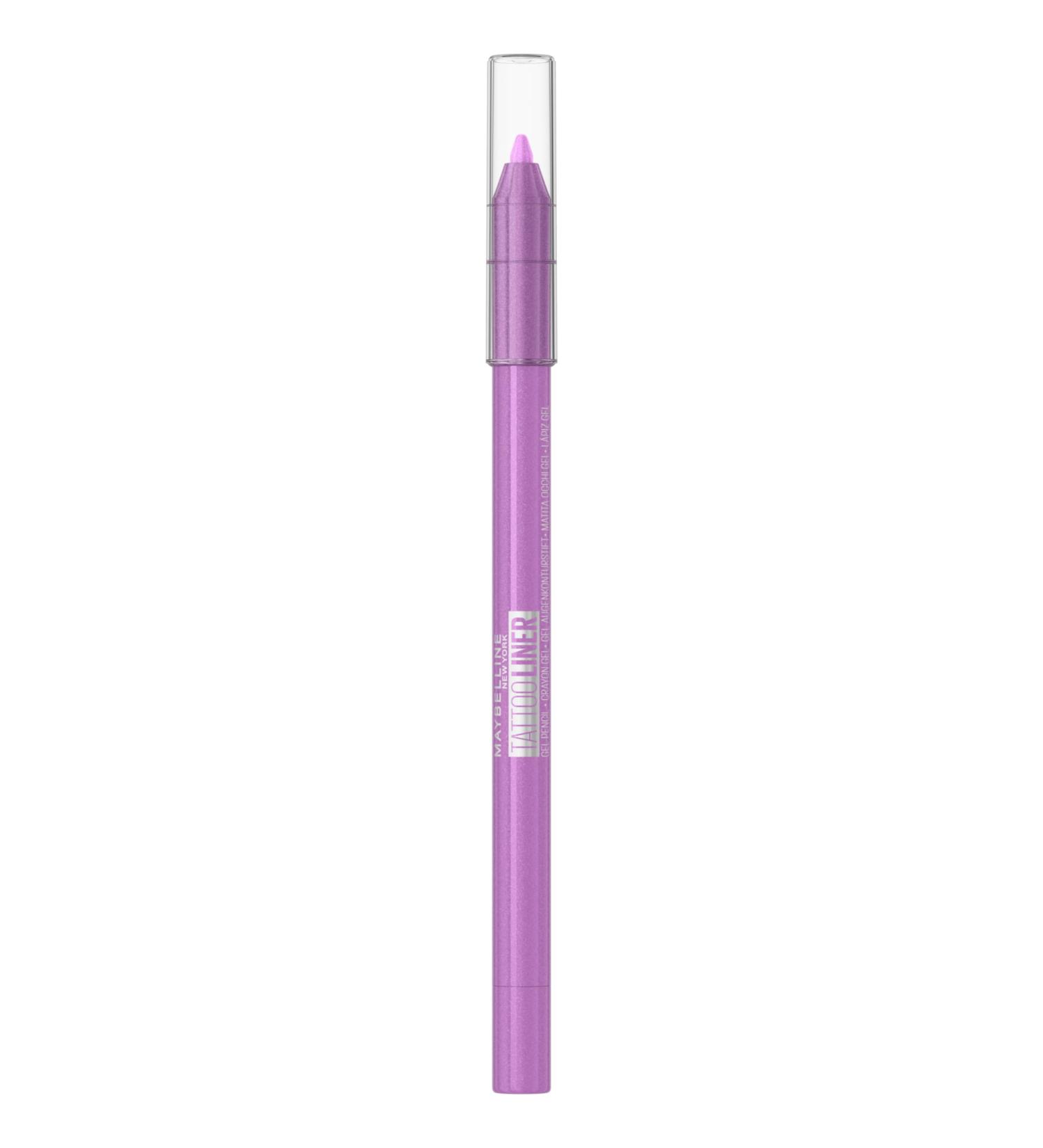Maybelline New York - Tattoo Effect Eye Gel Pencil - Waterproof & 36h Hold - Tattoo Liner - Shade: Lavender Light - Buy Online on GoSupps.com