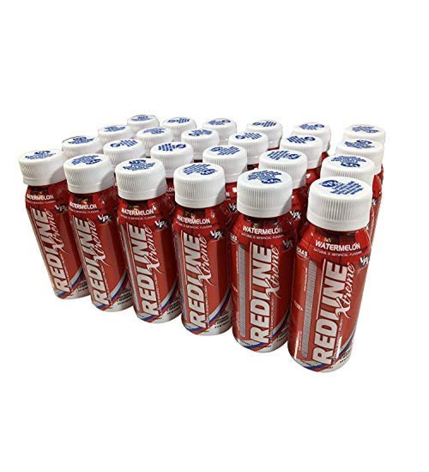 VPX Redline Xtreme Watermelon 8 Fl Oz (Pack of 24) - Energizing Drink for Endurance and Focus - Buy Online on GoSupps.com