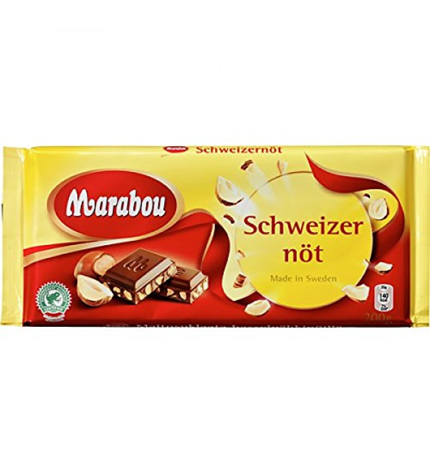 VANREO Marabou Suisse 3 x 200g milk chocolate hazelnut