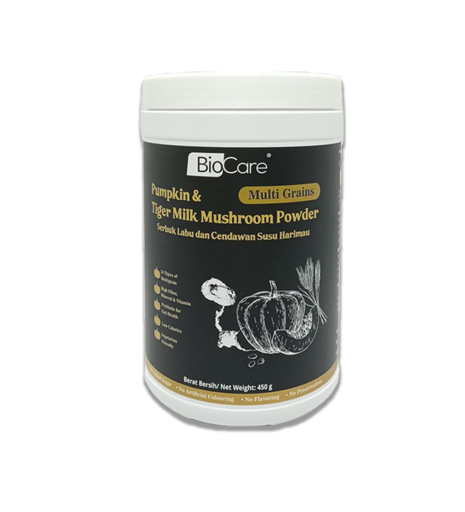  ALIBOOSTER Multi-grain and pumpkin mix with LIGNOSUS Tiger Milk Mushroom Powder | 450g - Buy Online on GoSupps.com