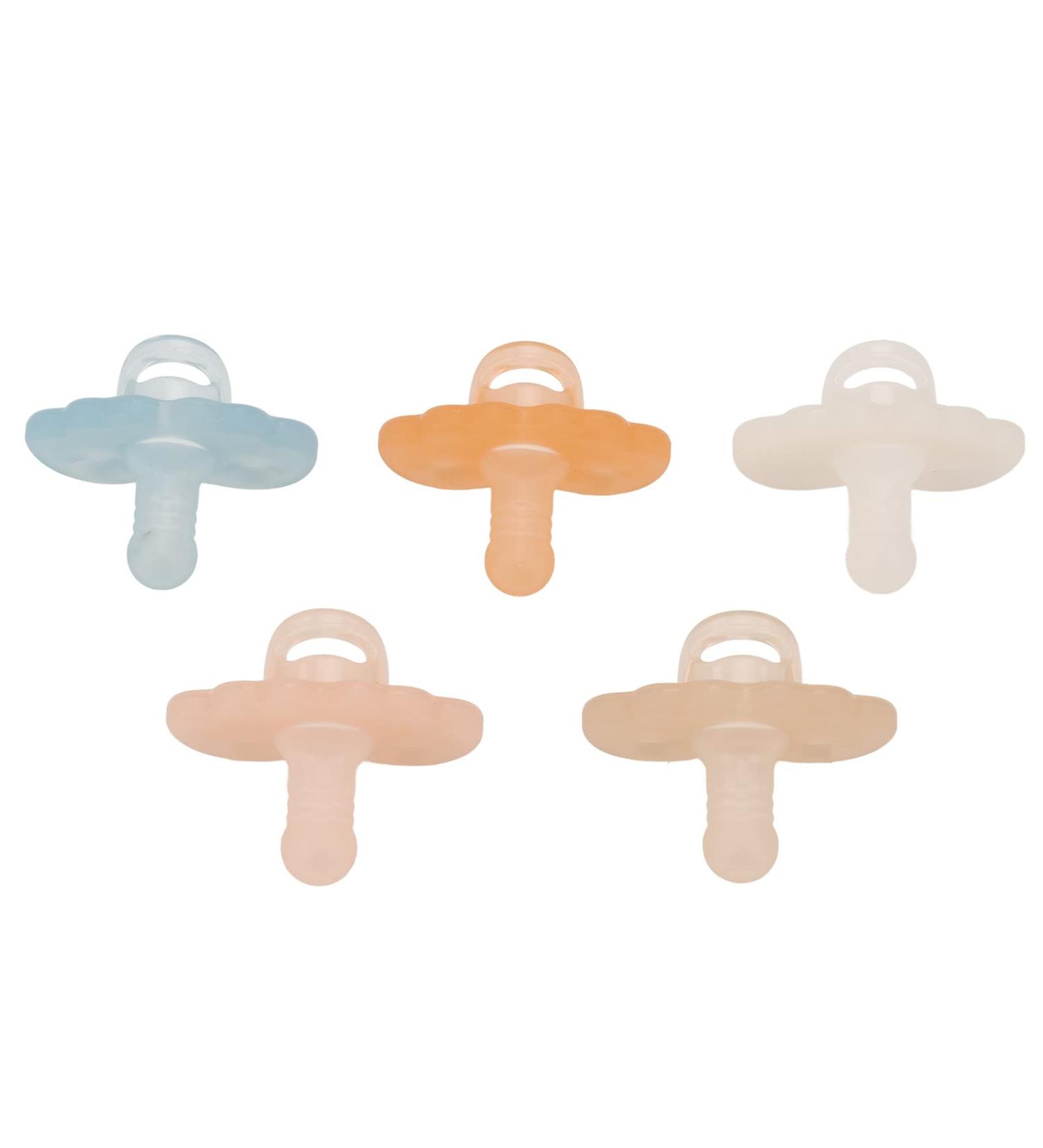 Buy Bite-Resistant Silicone Baby Pacifiers - Lightweight 5 Pack for International Shipping - Buy Online on GoSupps.com