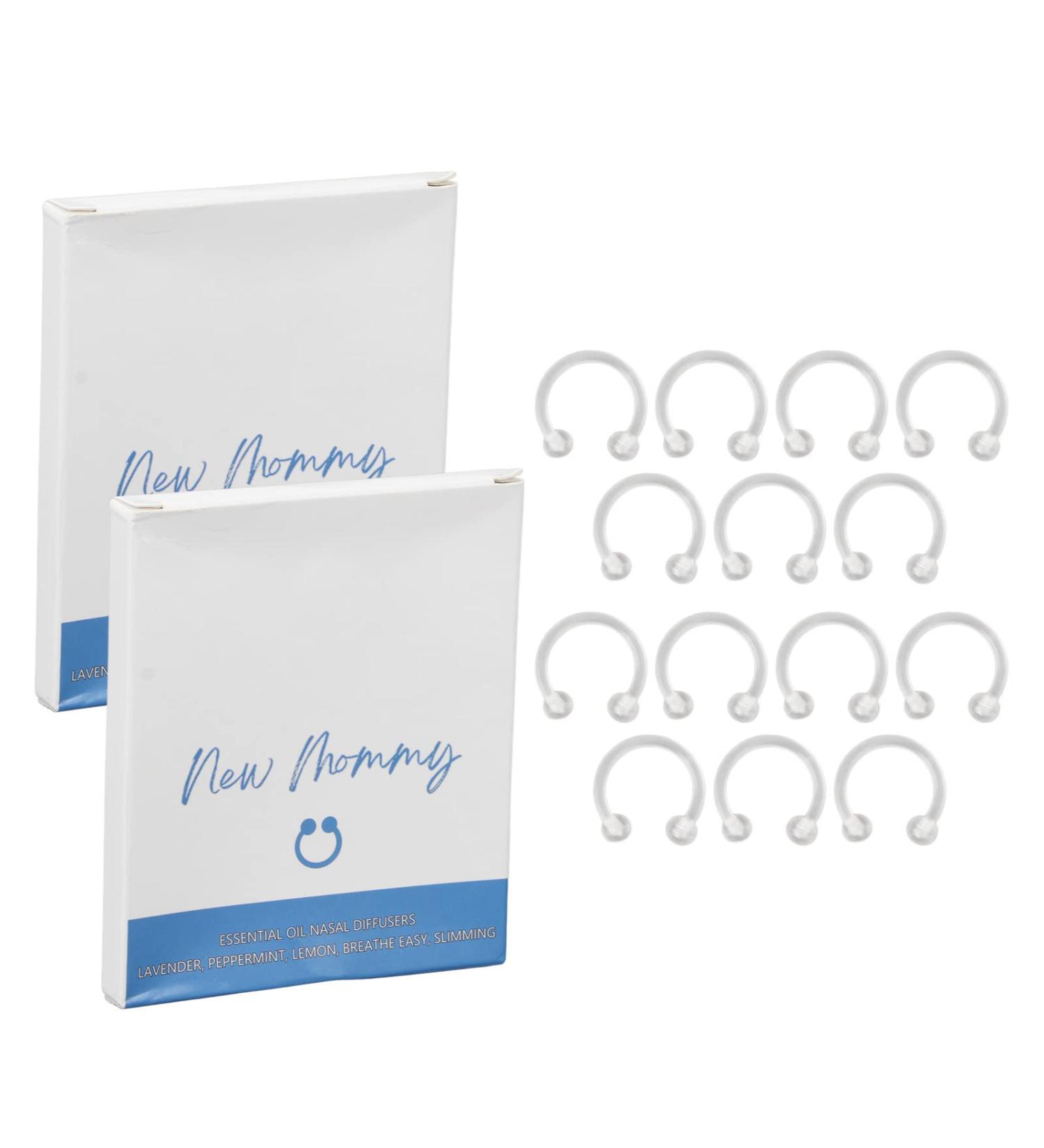 14pcs Nose Ring Set with Essential Oils - Detox Slimming & Skin Tightening Aromatherapy Diffuser for Metabolism Boost | International Shipping - Buy Online on GoSupps.com