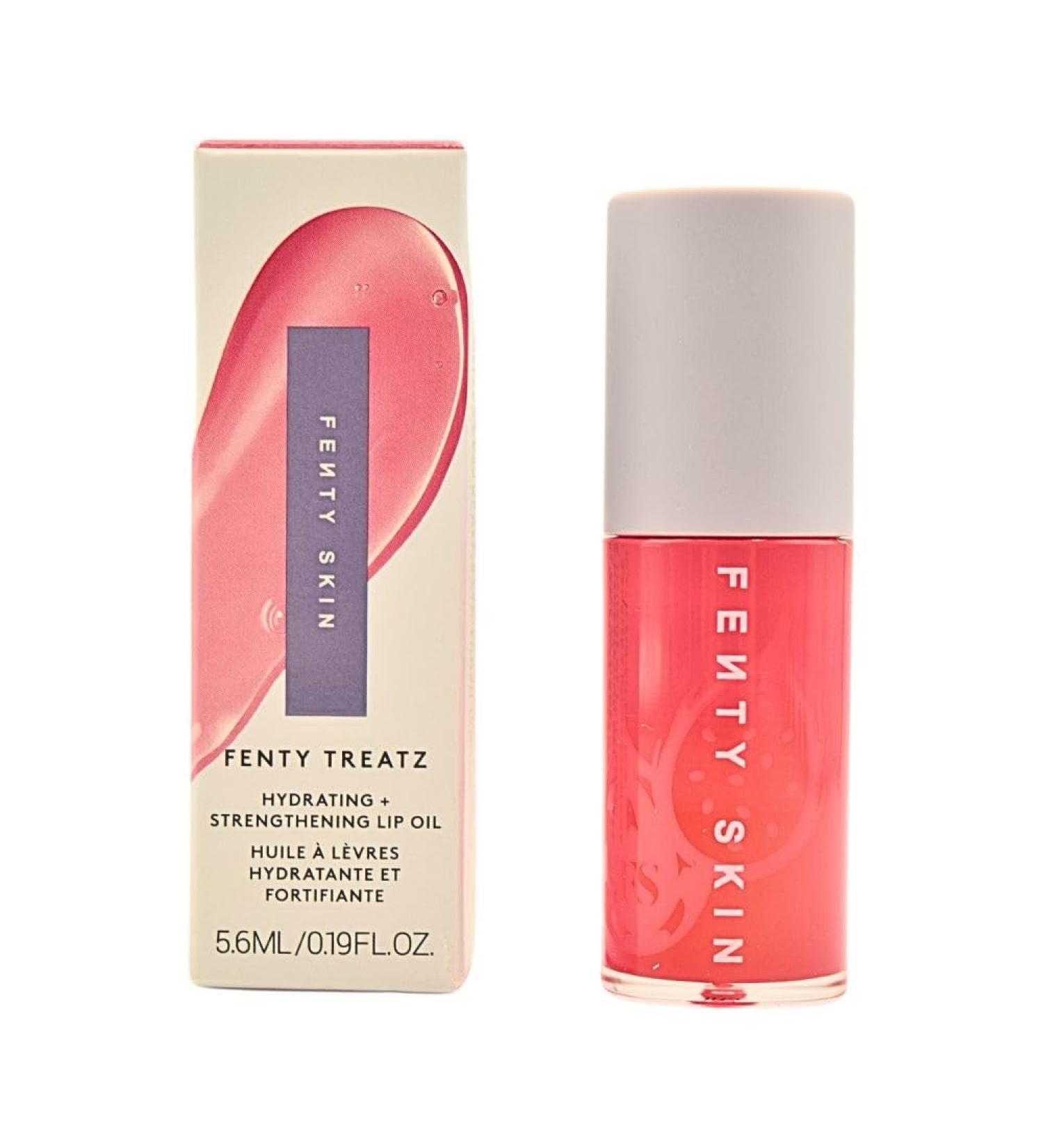 Fenty Skin Fenty Treatz Hydrating + Strengthening Lip Oil - Dragon Fruit - Buy Online on GoSupps.com