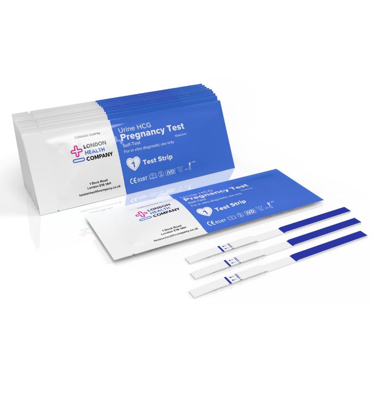 20X Early Test Ultra Sensitive Pregnancy Test Strips - 10mIU - Individually Sealed - Buy Online on GoSupps.com