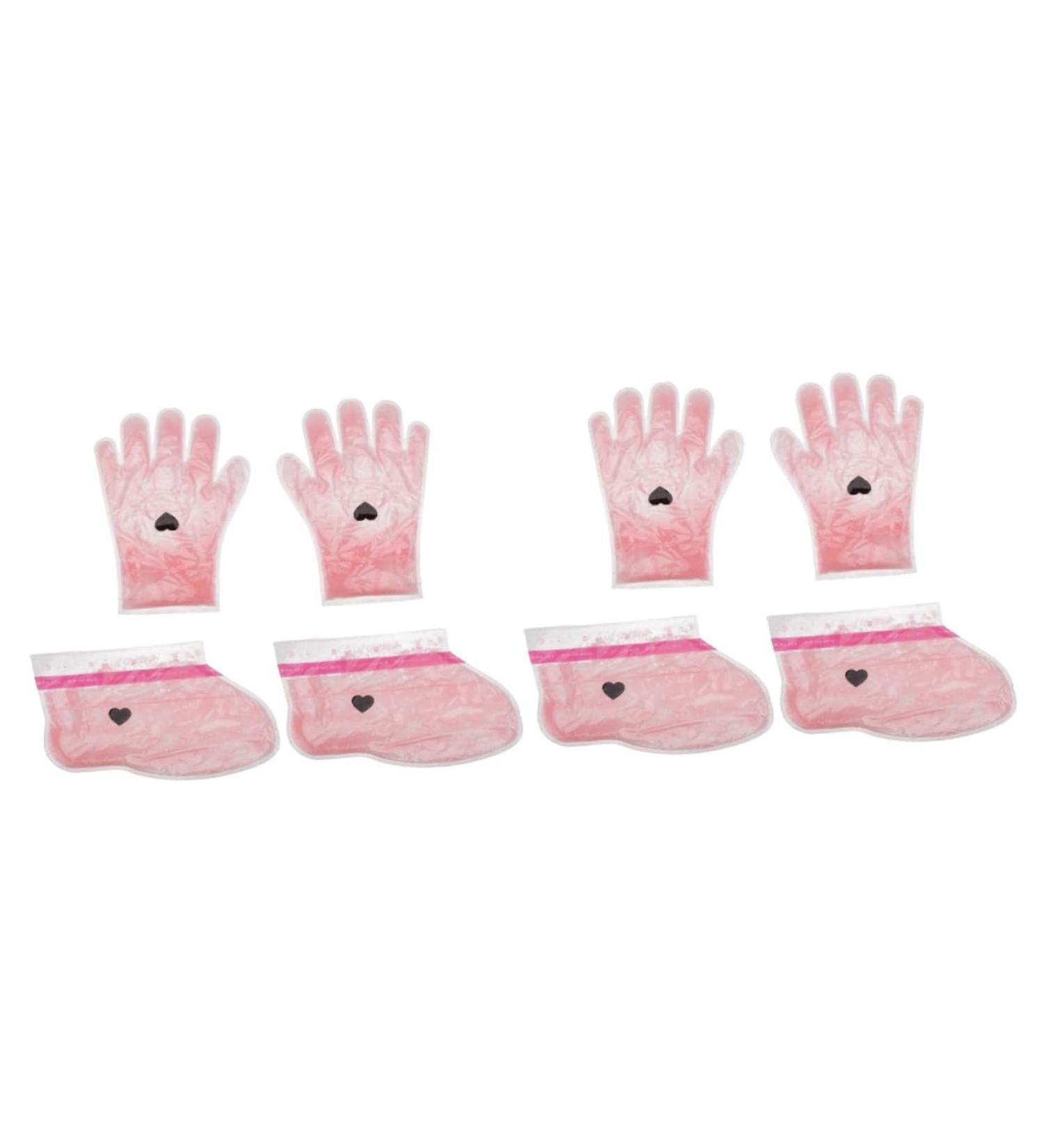 Beavorty 4 Pairs wax gloves paraffin bath liner gloves wax care insulated mitten Wax Hand Cover Beauty Hand Wax Cover Hand Feet Wax Cover feet care kit Paraffin Wax foot bath mat - Buy Online on GoSupps.com