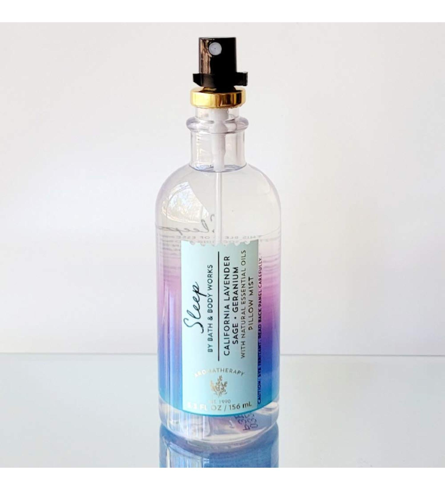 Bath and Body Works Aromatherapy Sleep CALIFORNIA LAVENDER SAGE GERANIUM Pillow Mist 5.3 Fluid Ounce