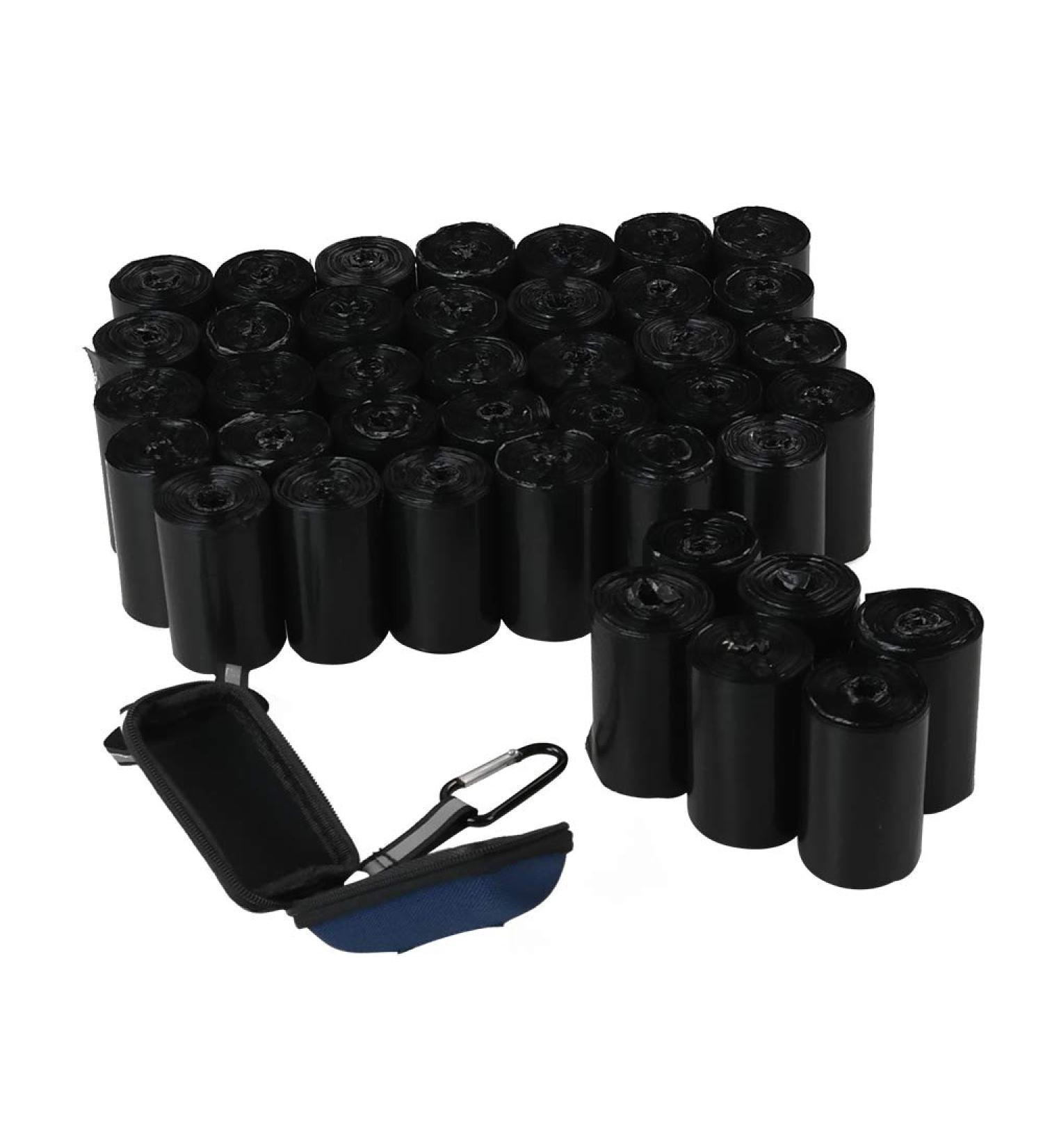 Tstorage Dog Poop Bags Pet Waste Poop Bags with 1 Free Dispenser Black 1400 Bags/40 Rolls - Buy Online on GoSupps.com