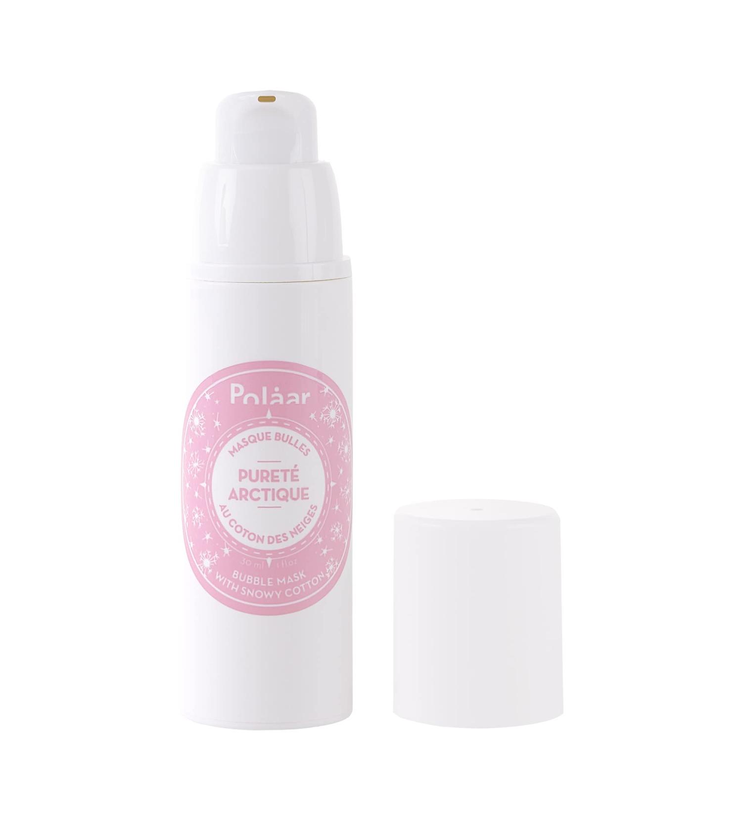 Pol ar Puret Arctique Bubble Mask - Purifying Vegan Face Mask for Clarified Complexion & Tightened Pores Natural & Cruelty-Free Made in France - 1 Fl Oz - Buy Online on GoSupps.com