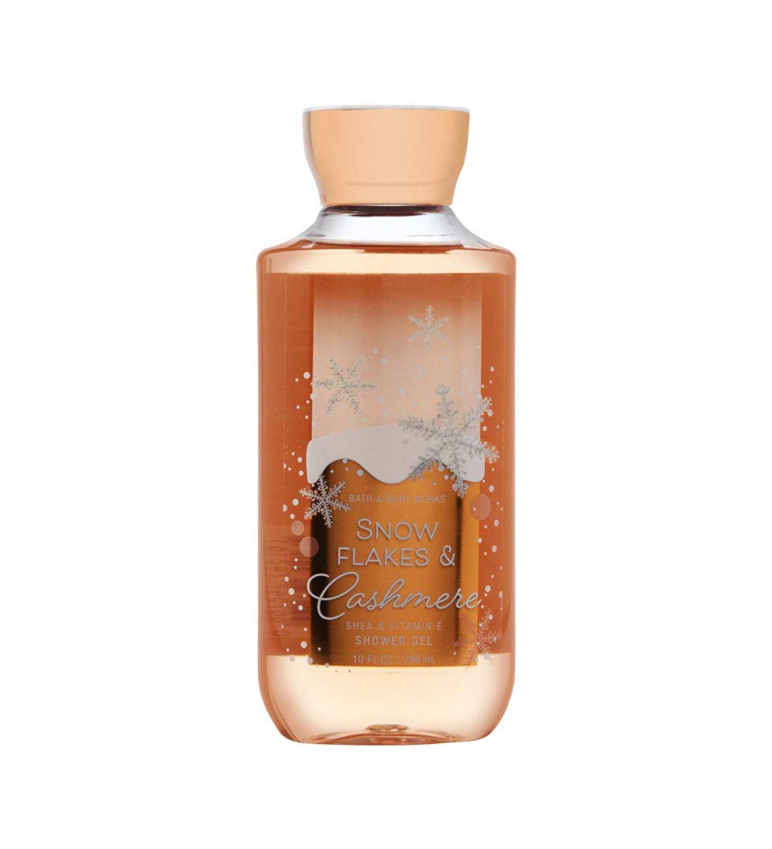 Bath & Body Works Snow Flakes & Cashmere Shower Gel  10 Ounce
