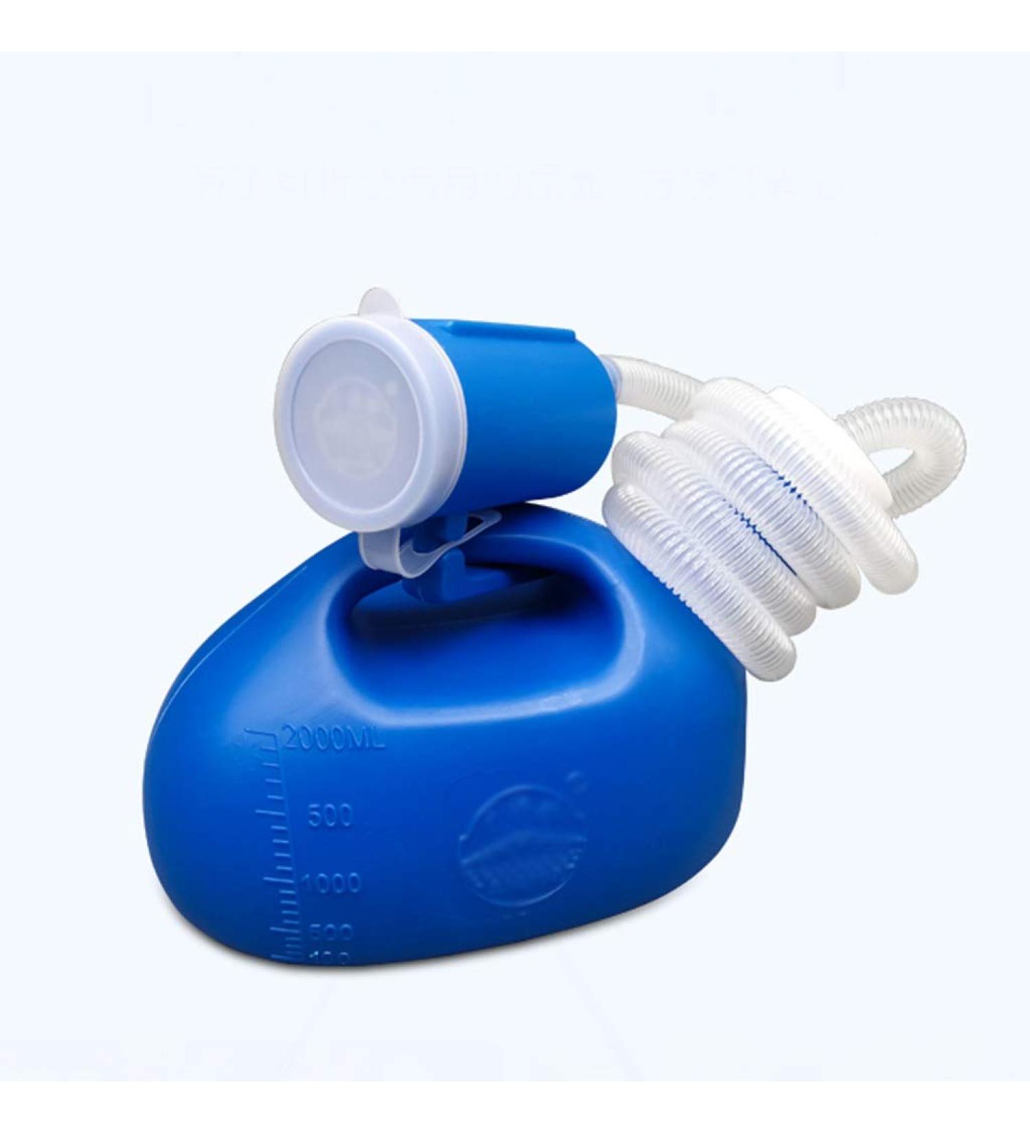 Portable Urinal Men's Potty Portable Pee Bottle 2000 ML For Hospital Home Camping Car Travel Adult Urinal(Blue) Urinal - Buy Online on GoSupps.com