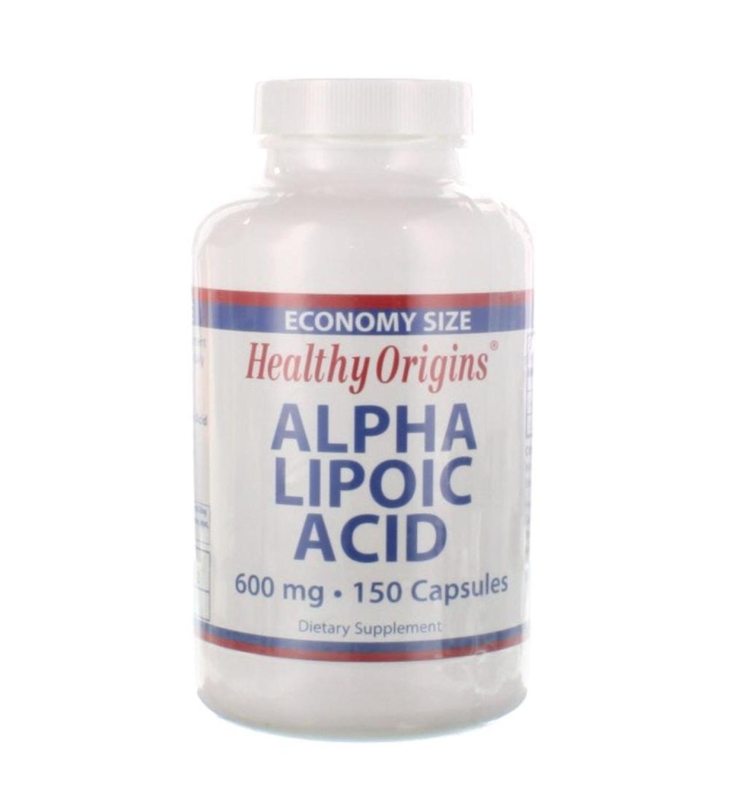 Healthy Origins Alpha Lipoic Acid 600 MG 150 Count