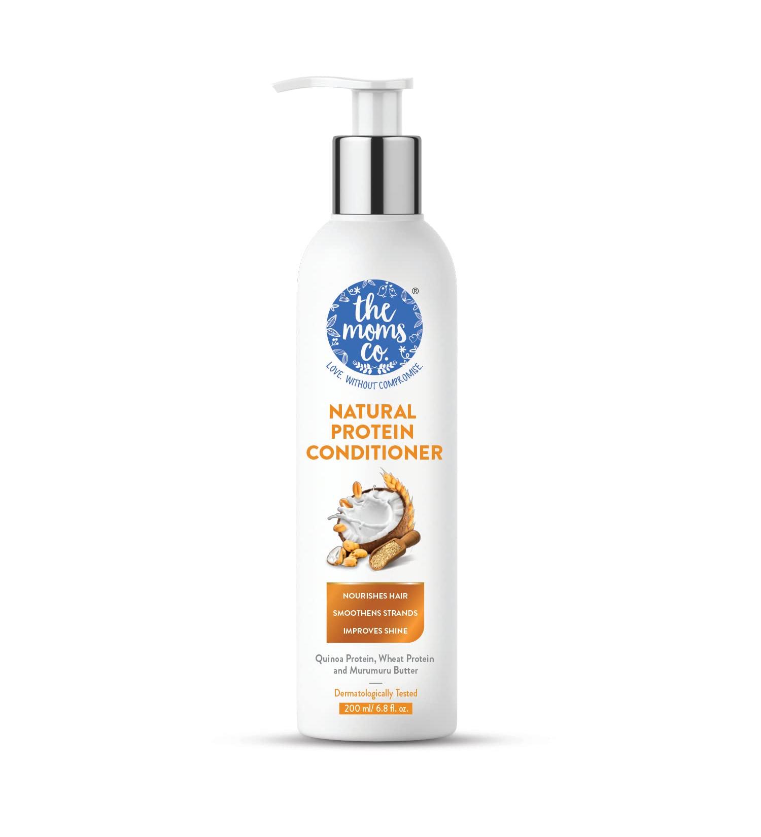 Natural Protein Conditioner - Toxin-Free Sulfate-Free with Argan Oil | The Moms Co. - 6.8 Fl. Oz - Buy Online on GoSupps.com