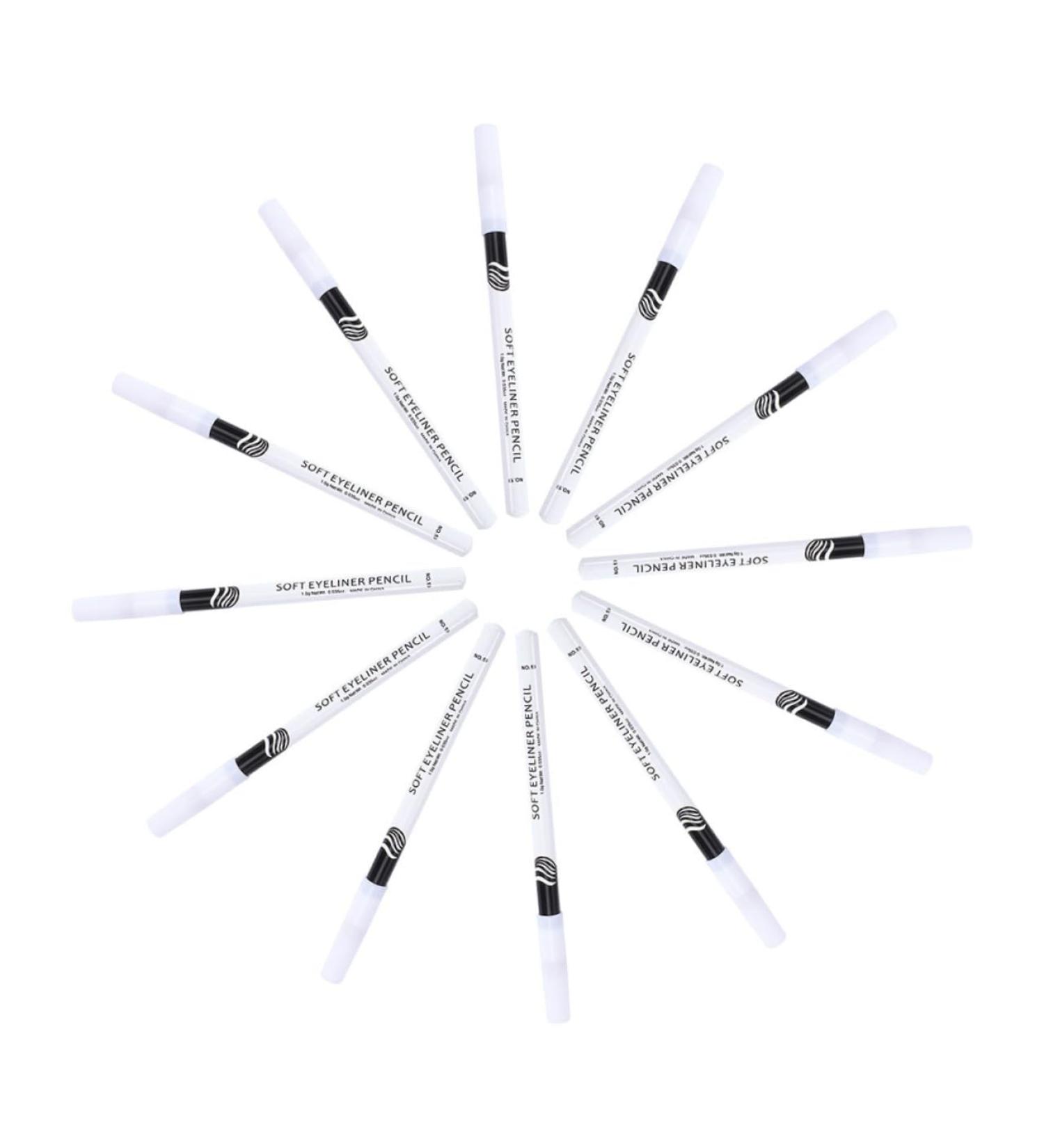 Lot de 24 Crayons Eyeliner Yeux Blanc Taille Standard Multifonction pour Maquillage Ado et Femme Stylo pour Paupi res et Enlumineur Usage Quotidien et Pr sent - Buy Online on GoSupps.com