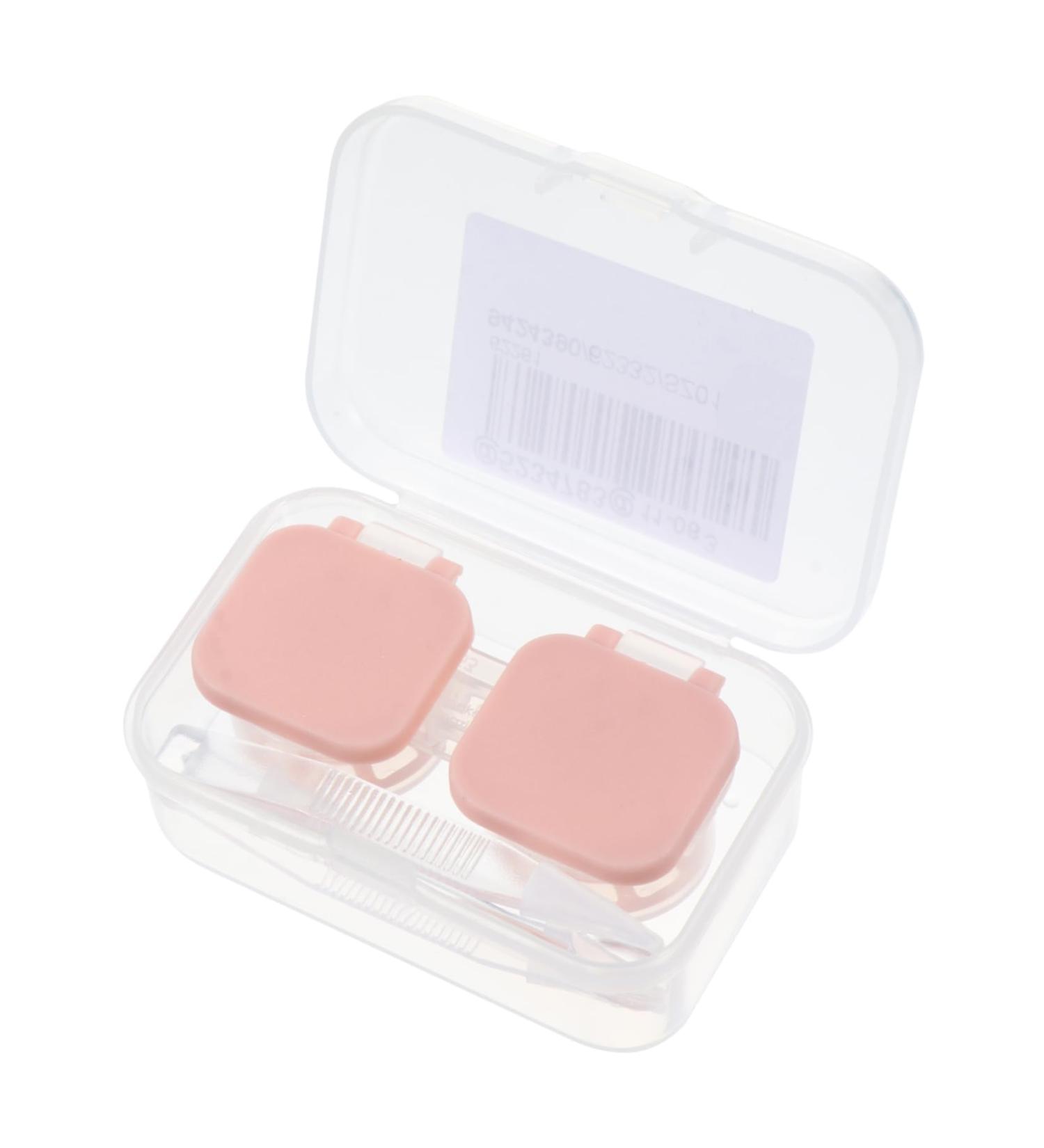 Portable Contact Lens Case | Homsfou Colorful Glasses Storage Box | Travel Lens Container & Automatic Storage | 5.5x2.5x2cm - Buy Online on GoSupps.com