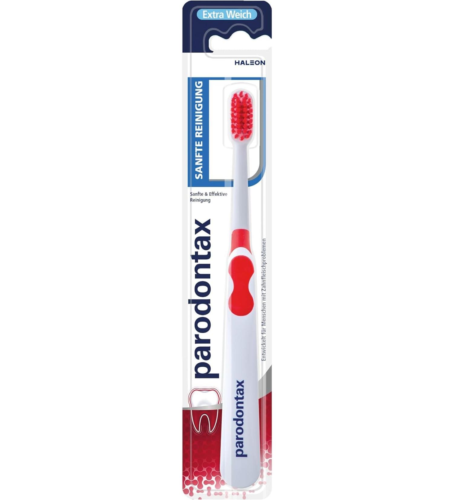Parodontax Gentle Cleaning Toothbrush - Soft Bristles for Gum Health | 1 pc - International Shipping Available - Buy Online on GoSupps.com