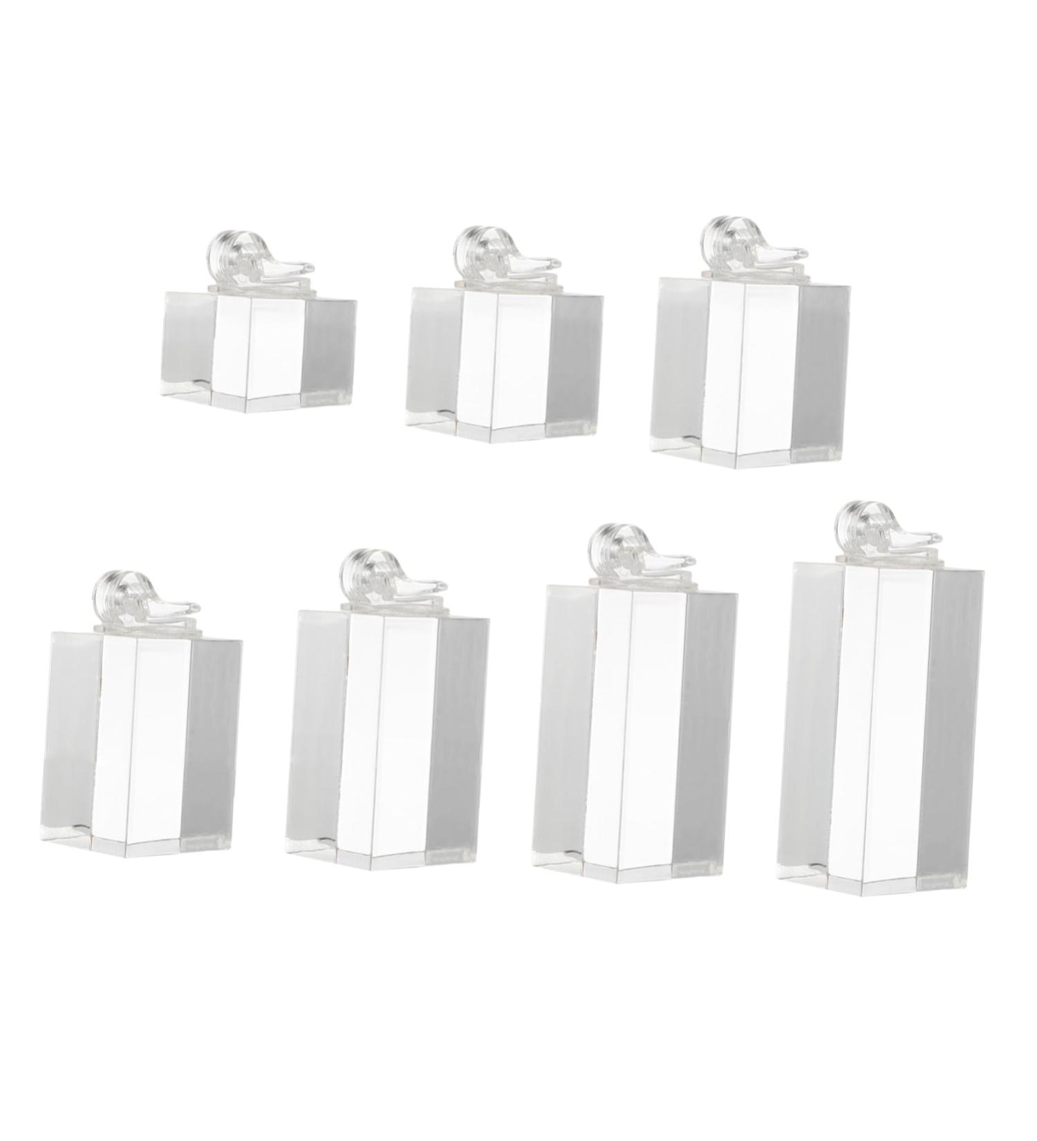 Zerodeko 1 Set 7pcs Ring Display Stand Show Rack Finger Ring Display Base Ring Storage Tower Jewelry Rings Clear Display Stand Jewelry Riser Stands Ring Holder Acrylic Accessories - Buy Online on GoSupps.com