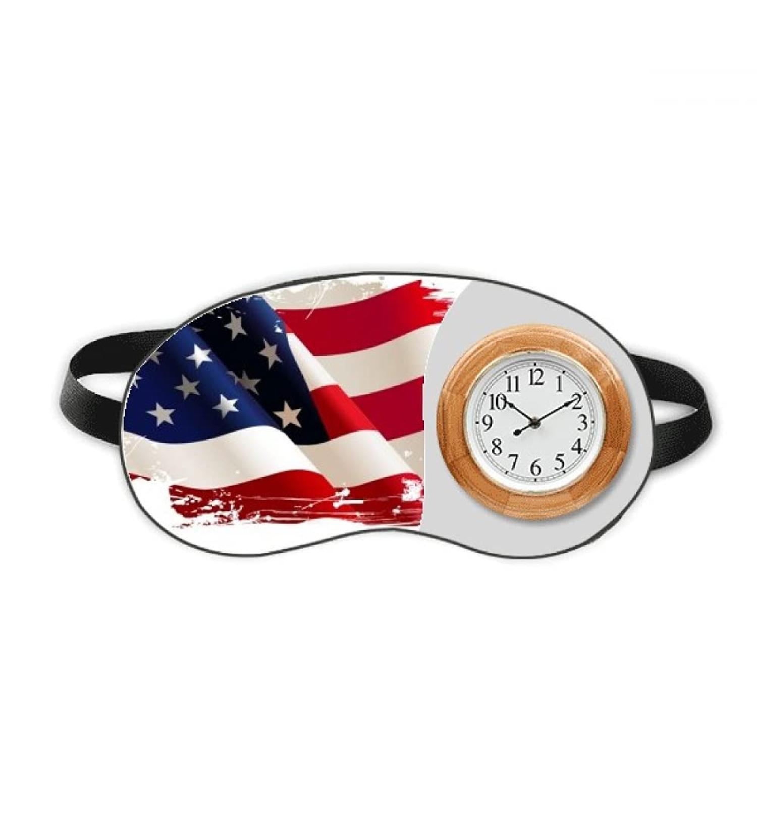 USA Flag Airbrush Stars & Stripes Sleep Mask - Travel Eye Shade Cover - Buy Online on GoSupps.com