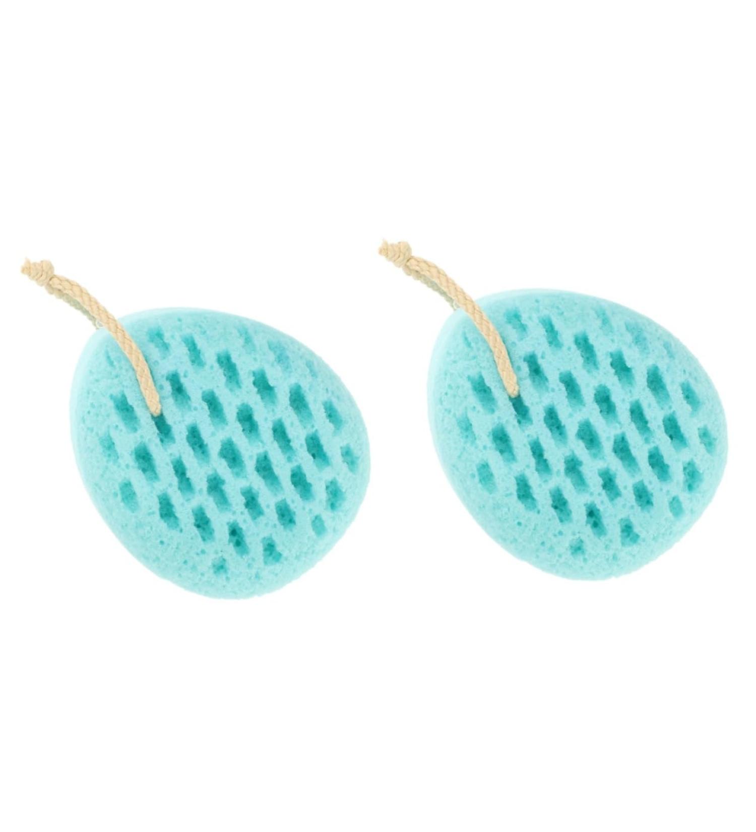 Buy Minkissy 2pcs Bath Ball Cleaning Sponge - Loofah & Foam Sponge for Men Kids & Body Scrub - Essential Bath Cleaning Tools - Buy Online on GoSupps.com