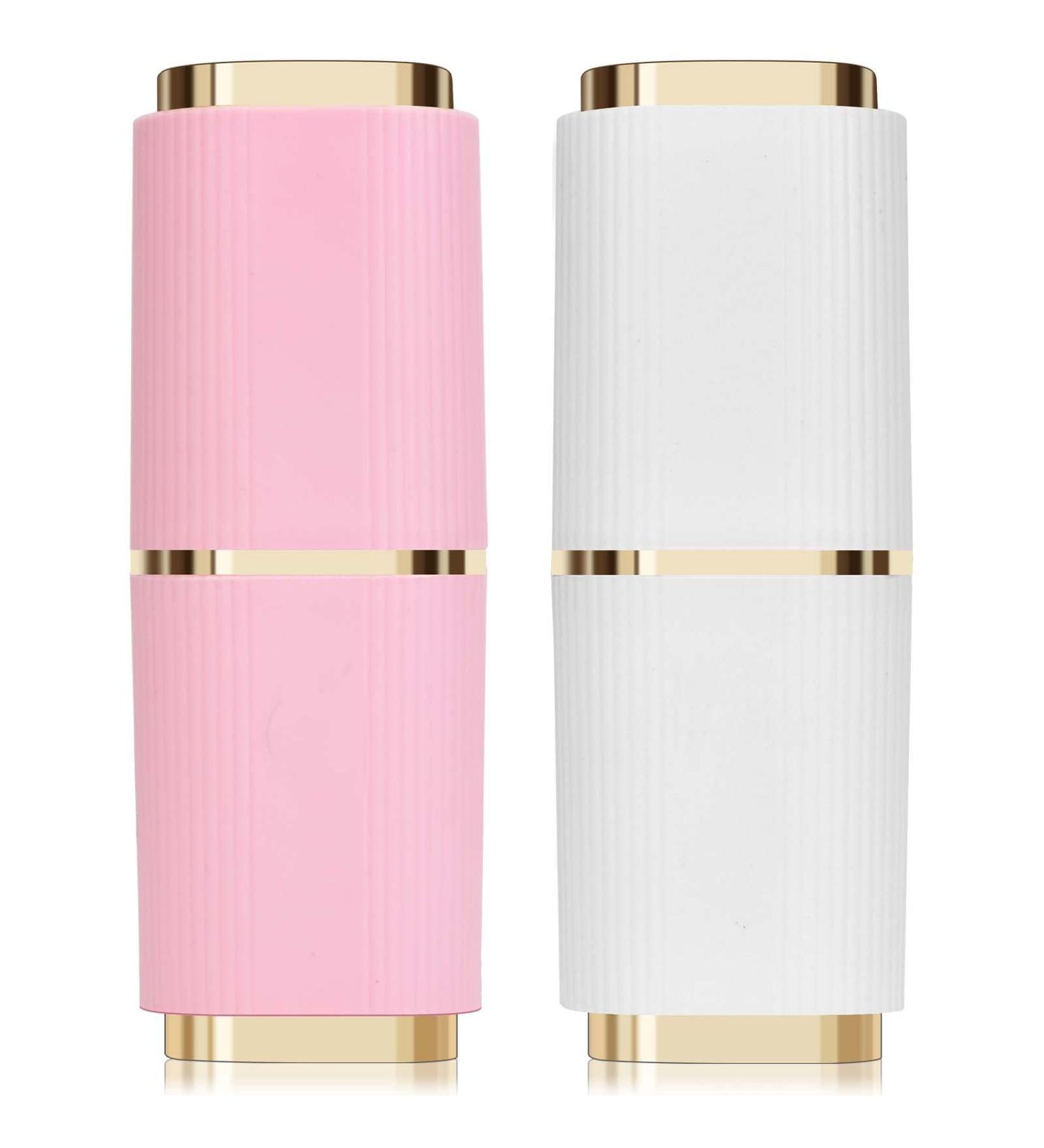 Shop WIKSITE Travel Toothbrush Set - Portable Case for Business Trips | 2 Pcs Rosa & Bianco - Buy Online on GoSupps.com