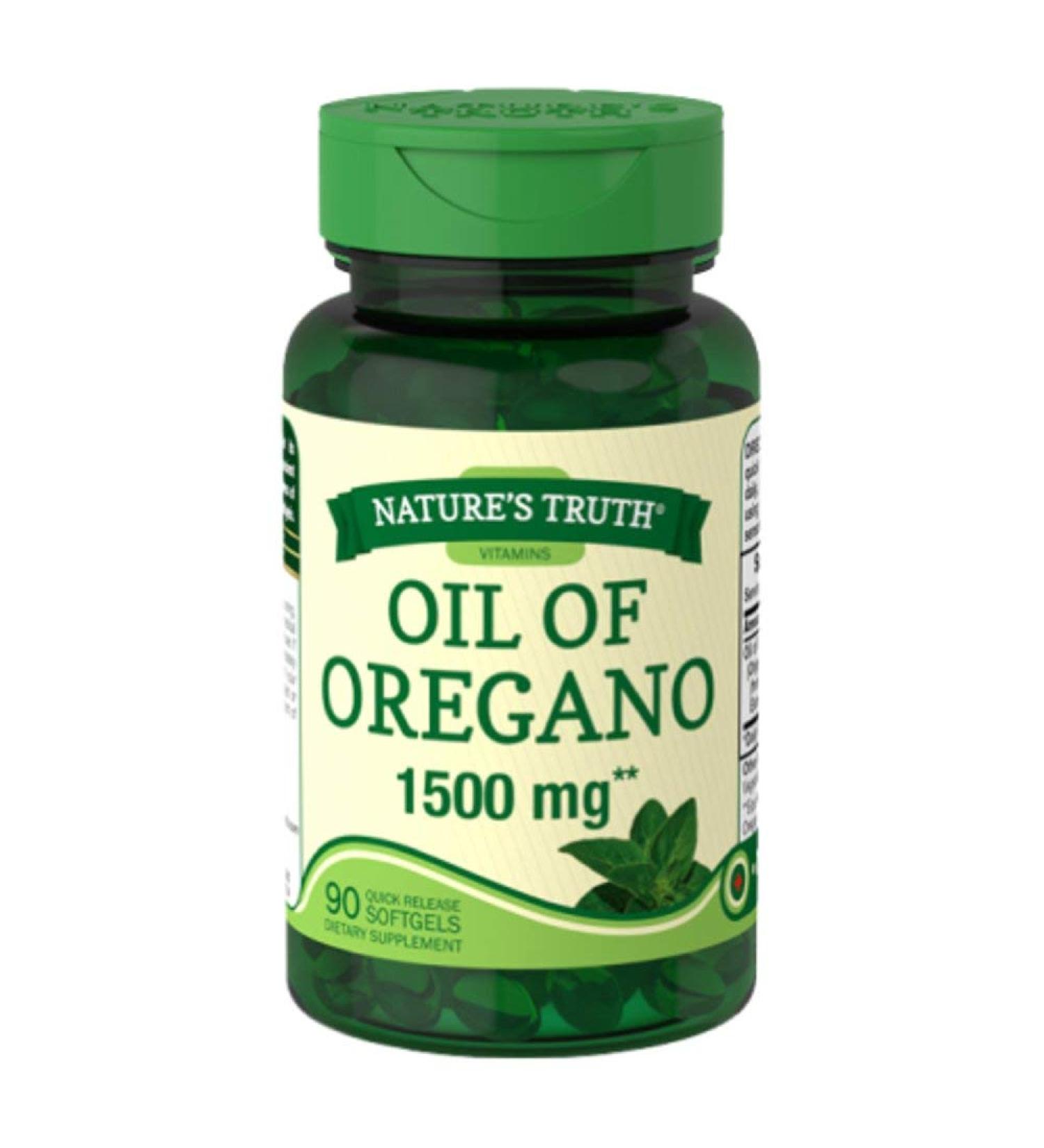 Nature's Truth Oil of Oregano 90 Quick Release Softgels Capsules (2)