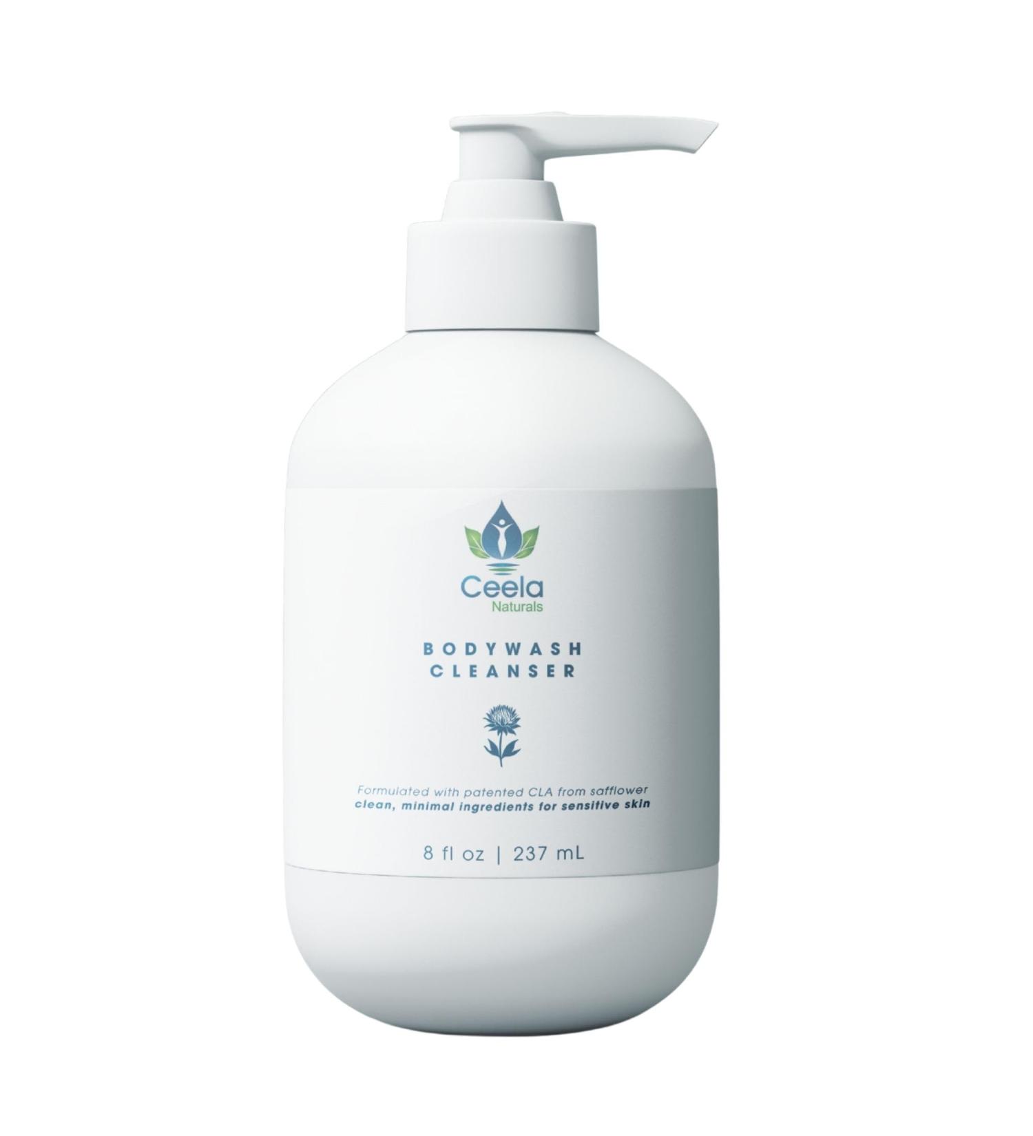 CEELA Naturals Body Wash Cleanser 8 fl oz CLA-Based Vegan Hypoallergenic Microbiome-Safe Gently Soothes Sensitive Skin No Synthetic Preservatives or Fragrances - Buy Online on GoSupps.com