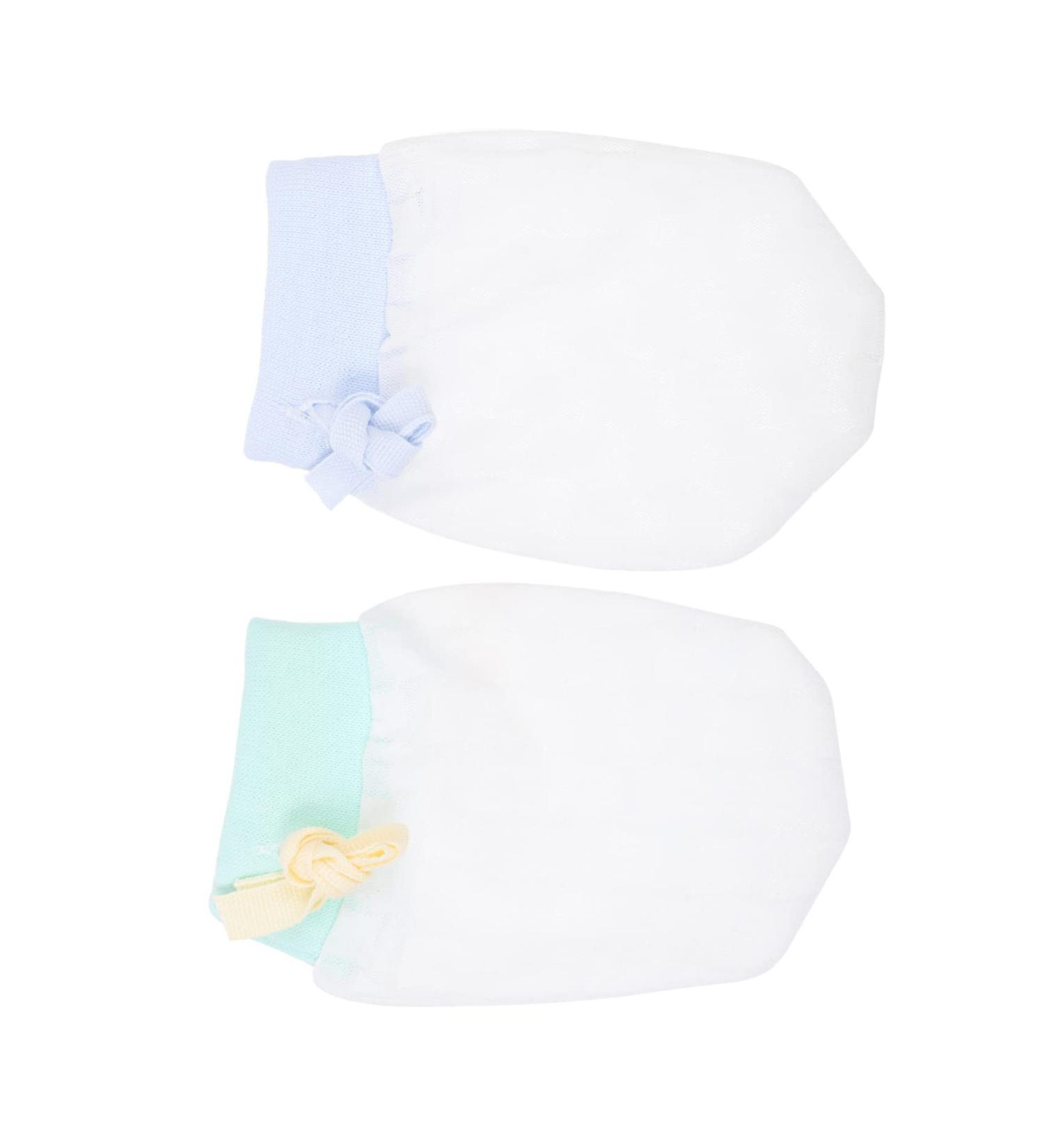 Coheali Infant Anti-Scratch Mittens - 2 Pairs of Soothing Gloves for Teething Protection | International Shipping - Buy Online on GoSupps.com