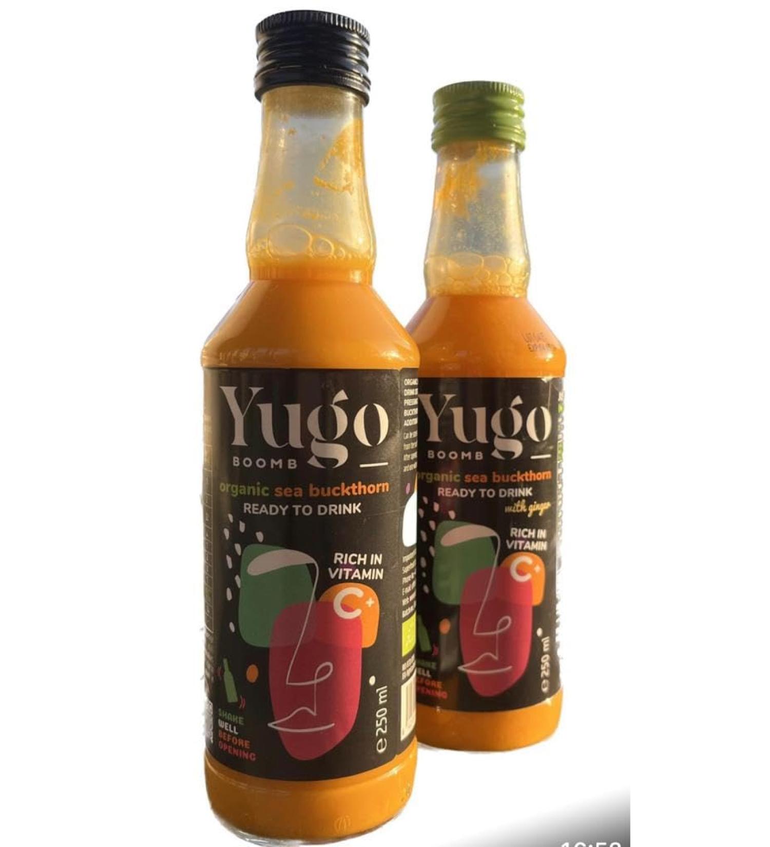 Yugo Boomb - Sea Buckthorn Natural Drink (10) - Buy Online on GoSupps.com