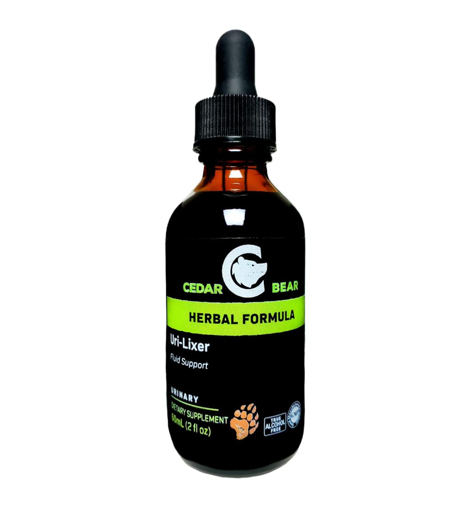 Cedar Bear Uri-Lixer Liquid Herbal Supplement for Urinary Health - 2 FL Oz - Buy Online on GoSupps.com