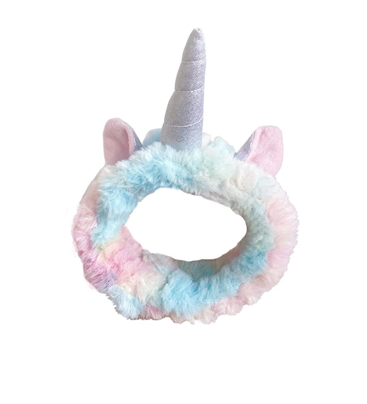 Cute Cartoon Coral Fleece Face Wash Headband for Women - Makeup & Spa Hair Accessory - Buy Online on GoSupps.com