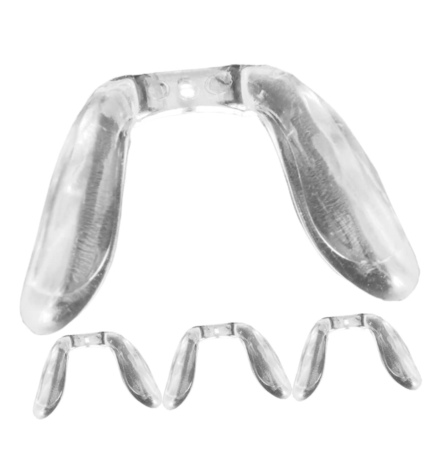 Cabilock Glasses Nose Pads - 4 Pieces Transparent Saddle Bridge Cushions for Adults & Kids - 2.3x2cm Comfort & Support for Reading Glasses - Buy Online on GoSupps.com