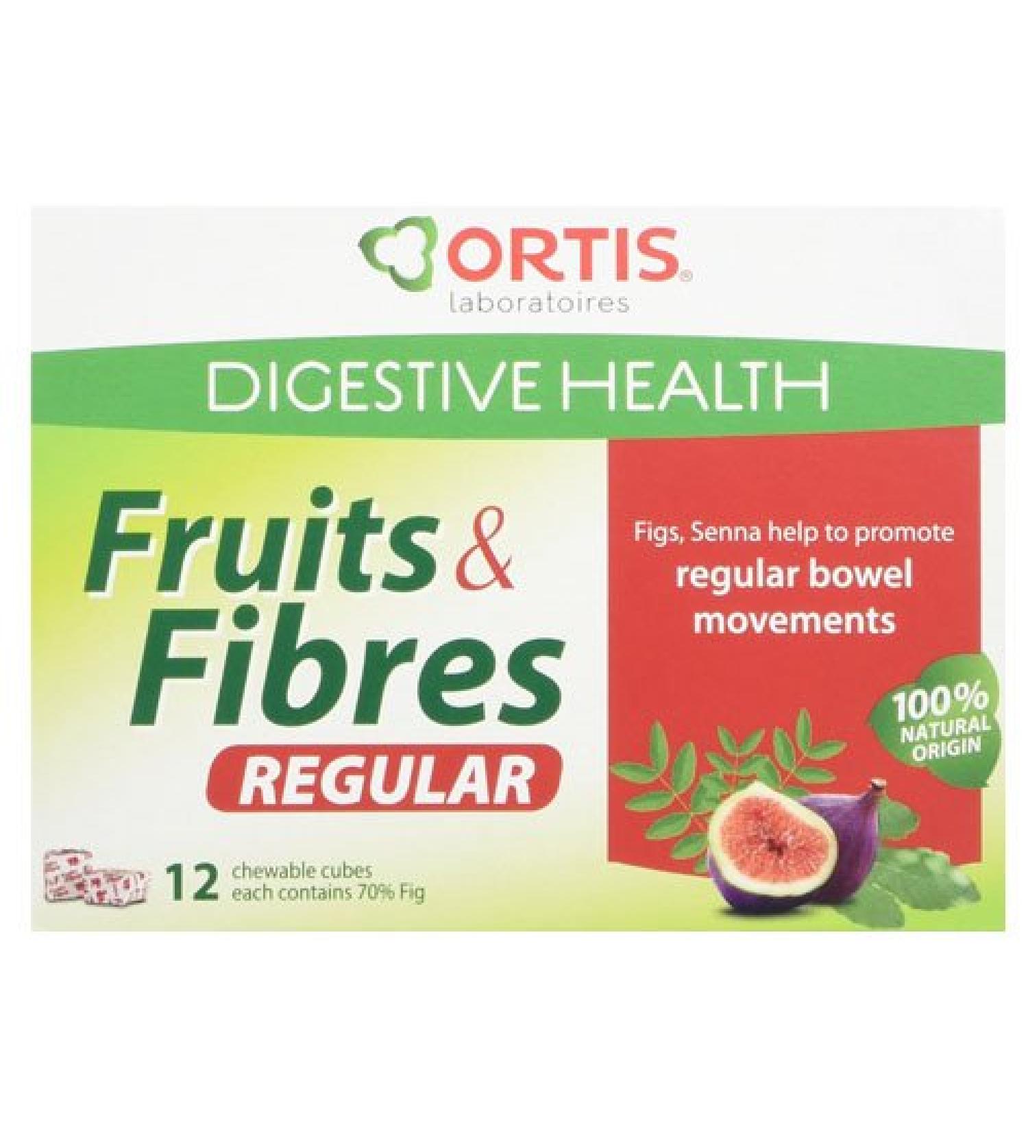 Ortis Fruit & Fibre Cubes - Pack of 12 Delicious Fruit Cubes - Buy Online on GoSupps.com