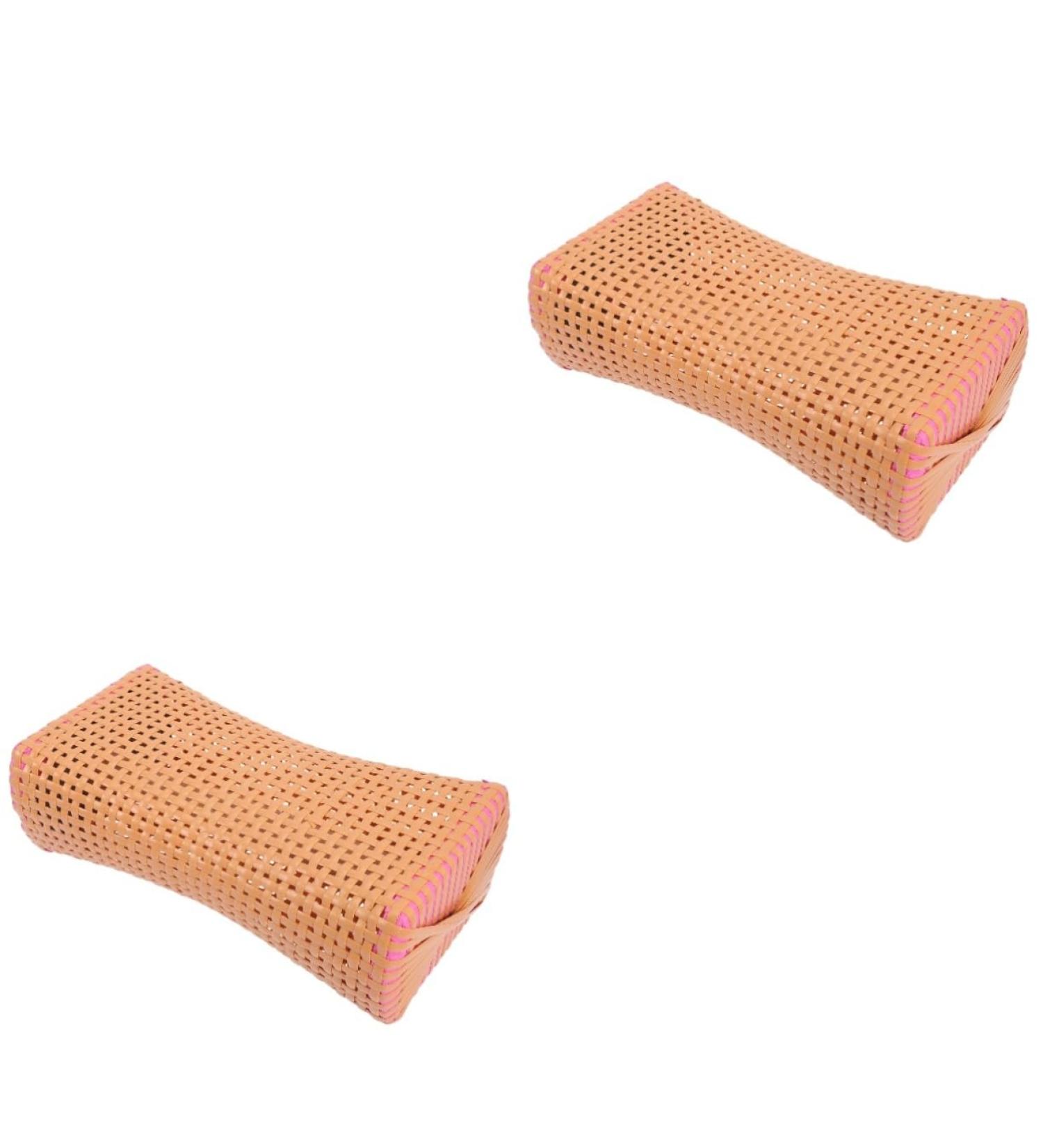 Luxshiny 2pcs Breathable Pillow Pillows Hard Pillow Spa Sweat Stem Pillow Elder Japanese-Style Accessories - Buy Online on GoSupps.com