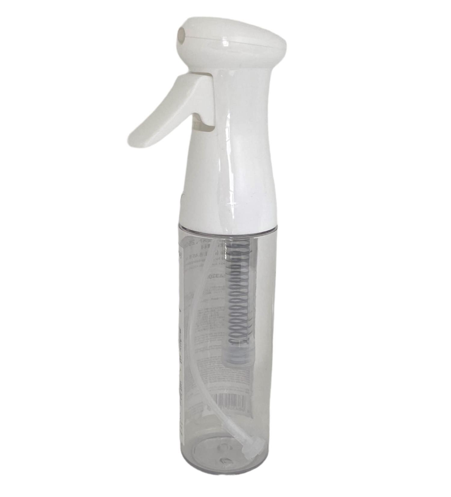 Continuous Spray Mist Bottle Ultra Fine Mist for Hair Styling Pets Plants Cleaning Skin Care With Pressurized Pump 8.45fl oz (White) - Buy Online on GoSupps.com