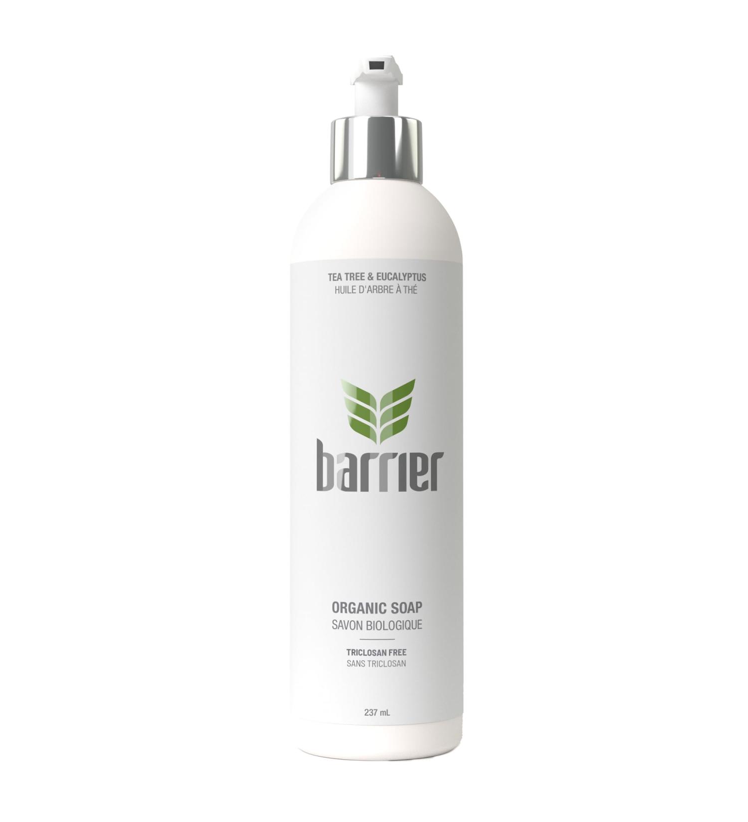 Barrier Organic Liquid Soap w/Pump (237ml/8oz) by Taiga - Buy Online on GoSupps.com