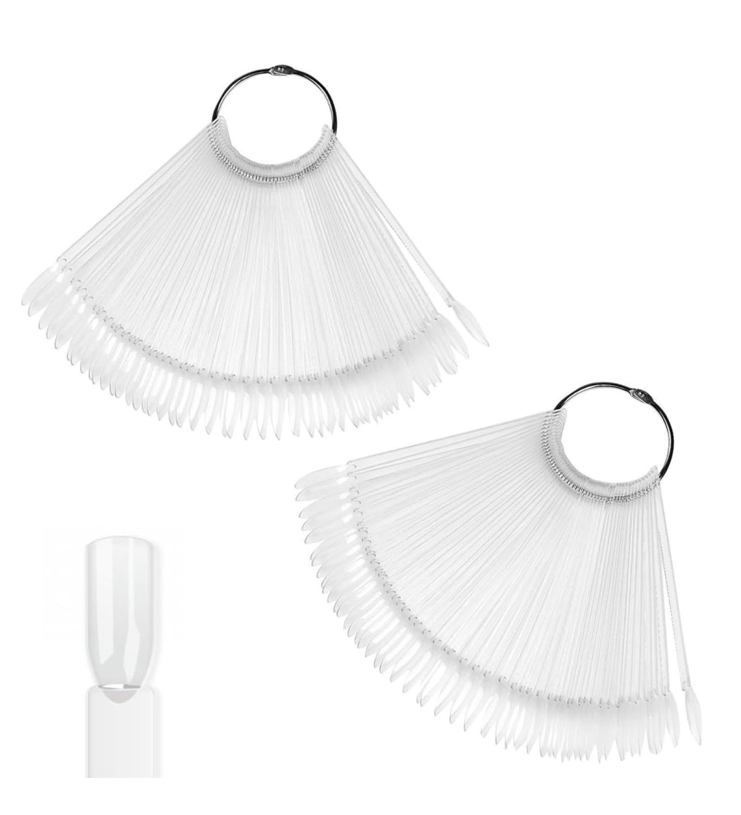 100 Pieces Transparent Nail Display Stand Artificial Nail Display Stand Nail Display Stand with Metal Buckle Nail Salon Practice Artificial Nail Display Stand - Buy Online on GoSupps.com