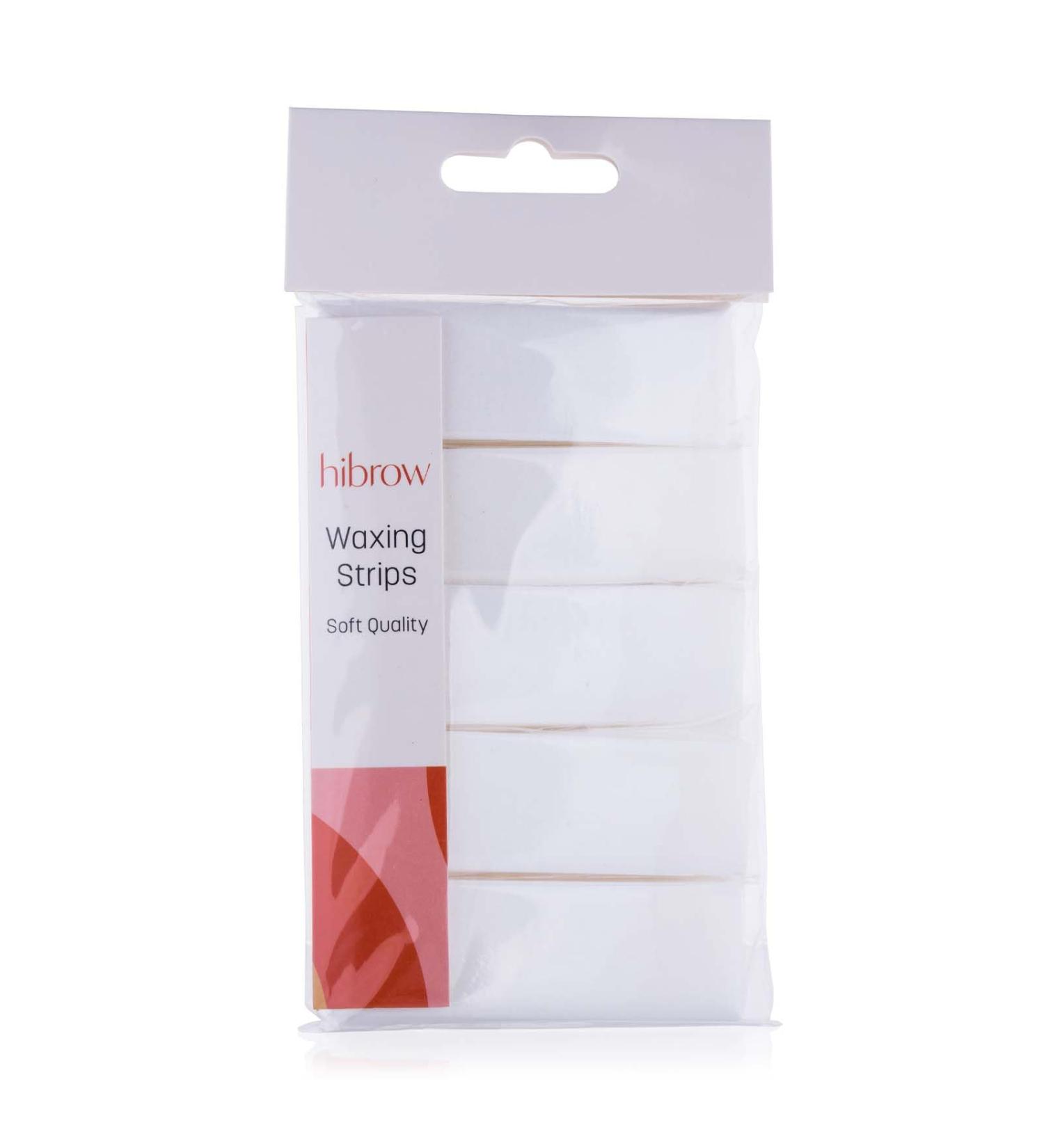 Hi Brow bandes non tiss es pour cire chaude et p te sucre 100 bandes d pilatoires en polyester ind chirable pour tout type de cire sur le visage - Buy Online on GoSupps.com