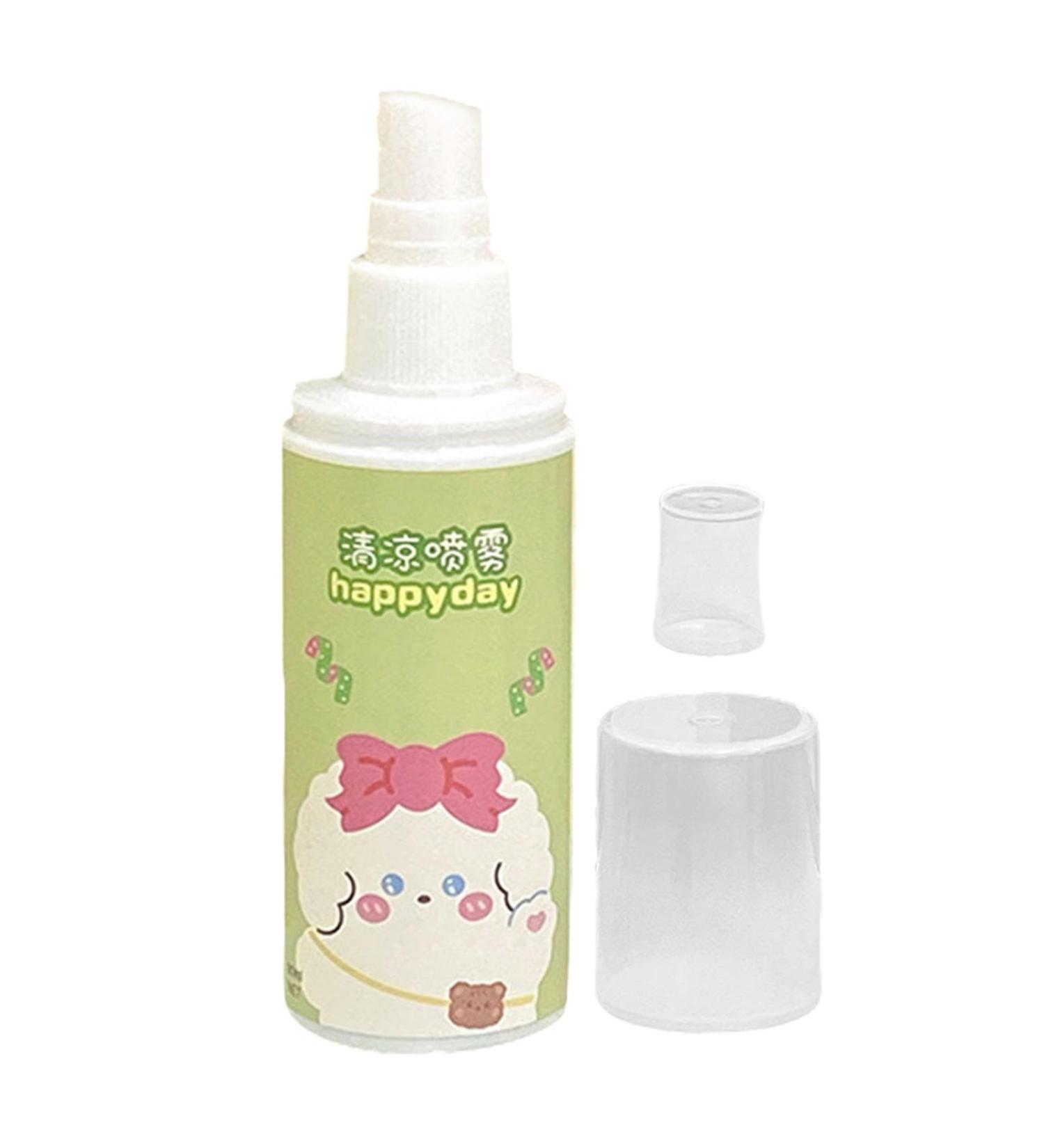 Cooling Spray for Skin 80ml Soothing Summer Spray Refreshing Instant Cooling Mist Spray Small and Lightweight for Outdoor Activities green dog - Buy Online on GoSupps.com